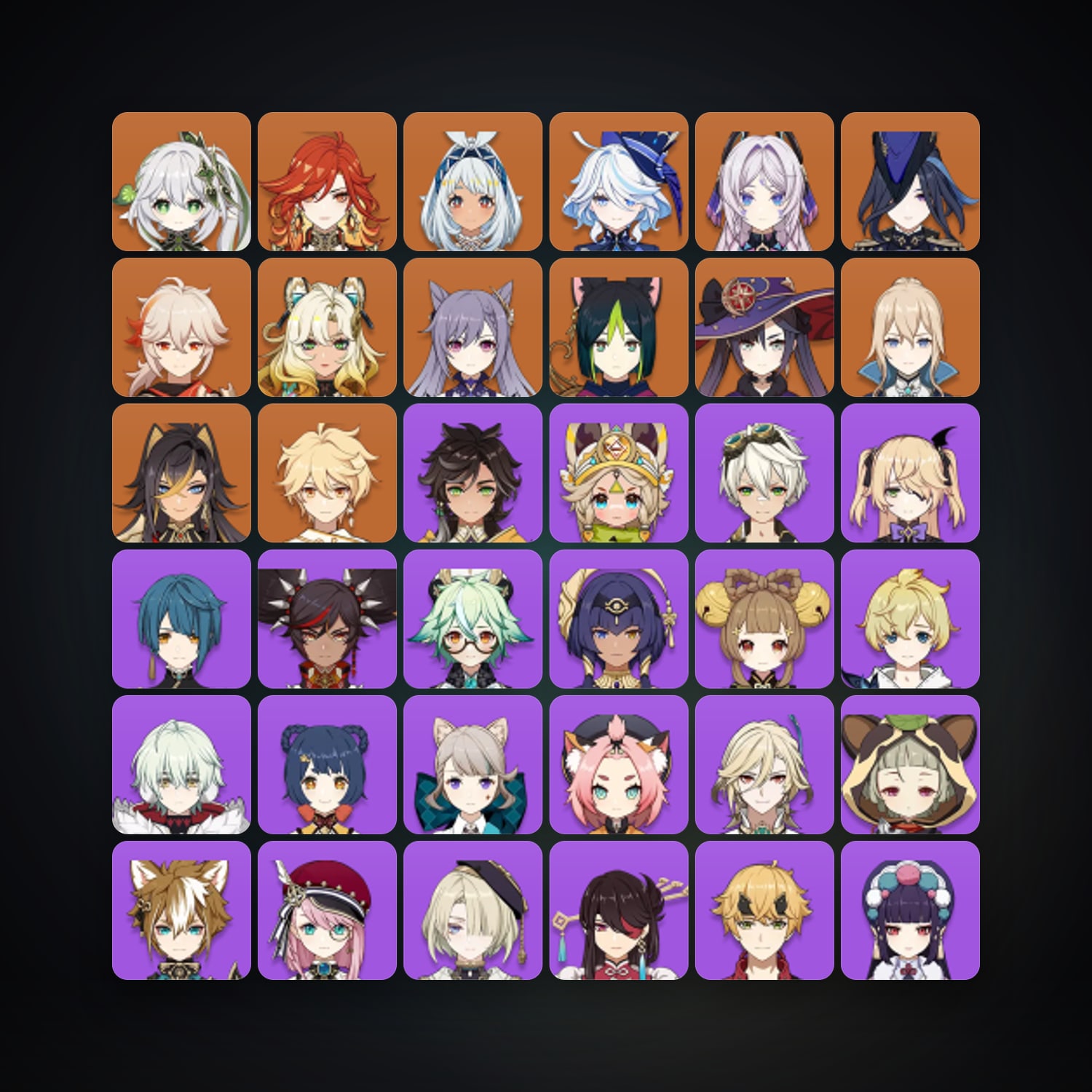 Genshin Impact | AR 55 | 57 Chars | 13× 5★ — HabibiAccounts