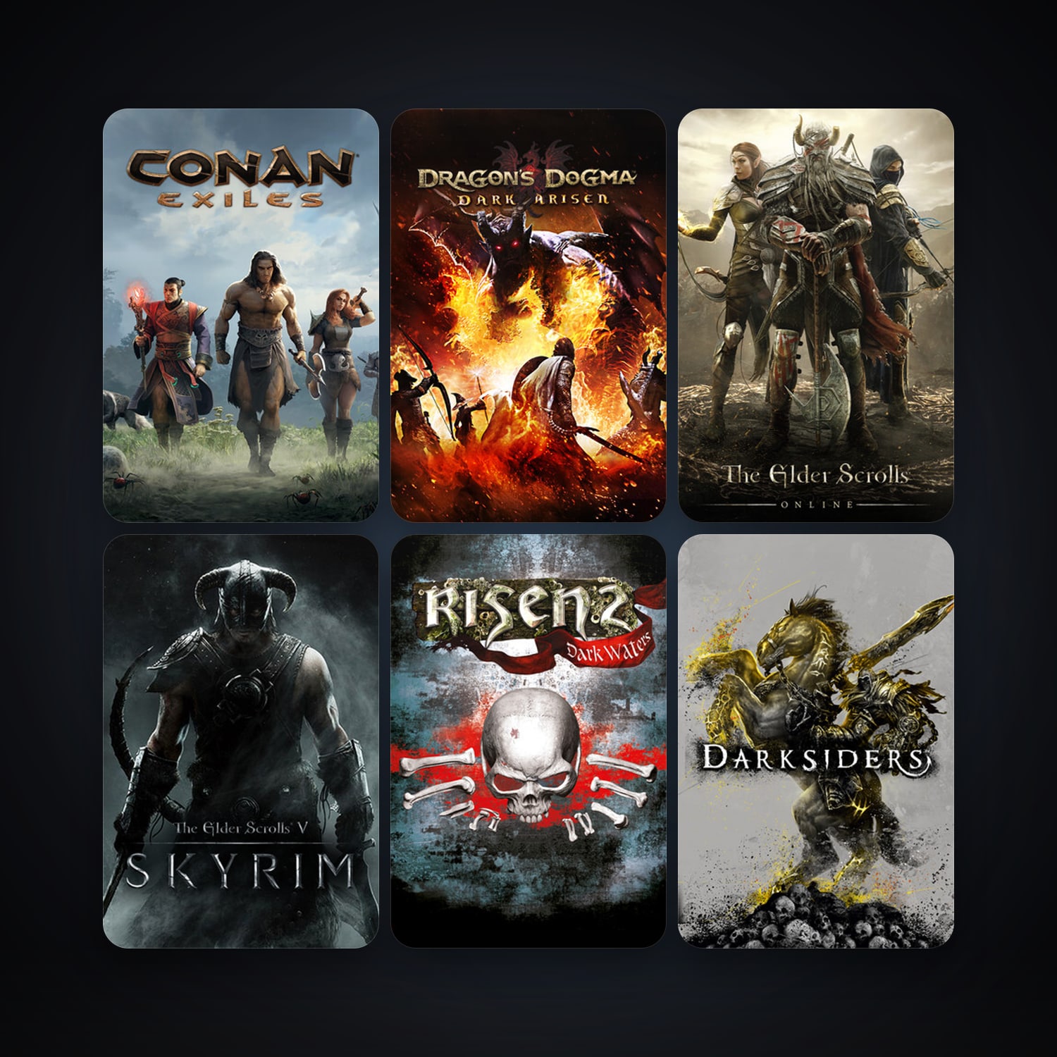 Risen 2: Dark Waters + Darksiders, 22 games, Steam 11, clean — HabibiAccounts