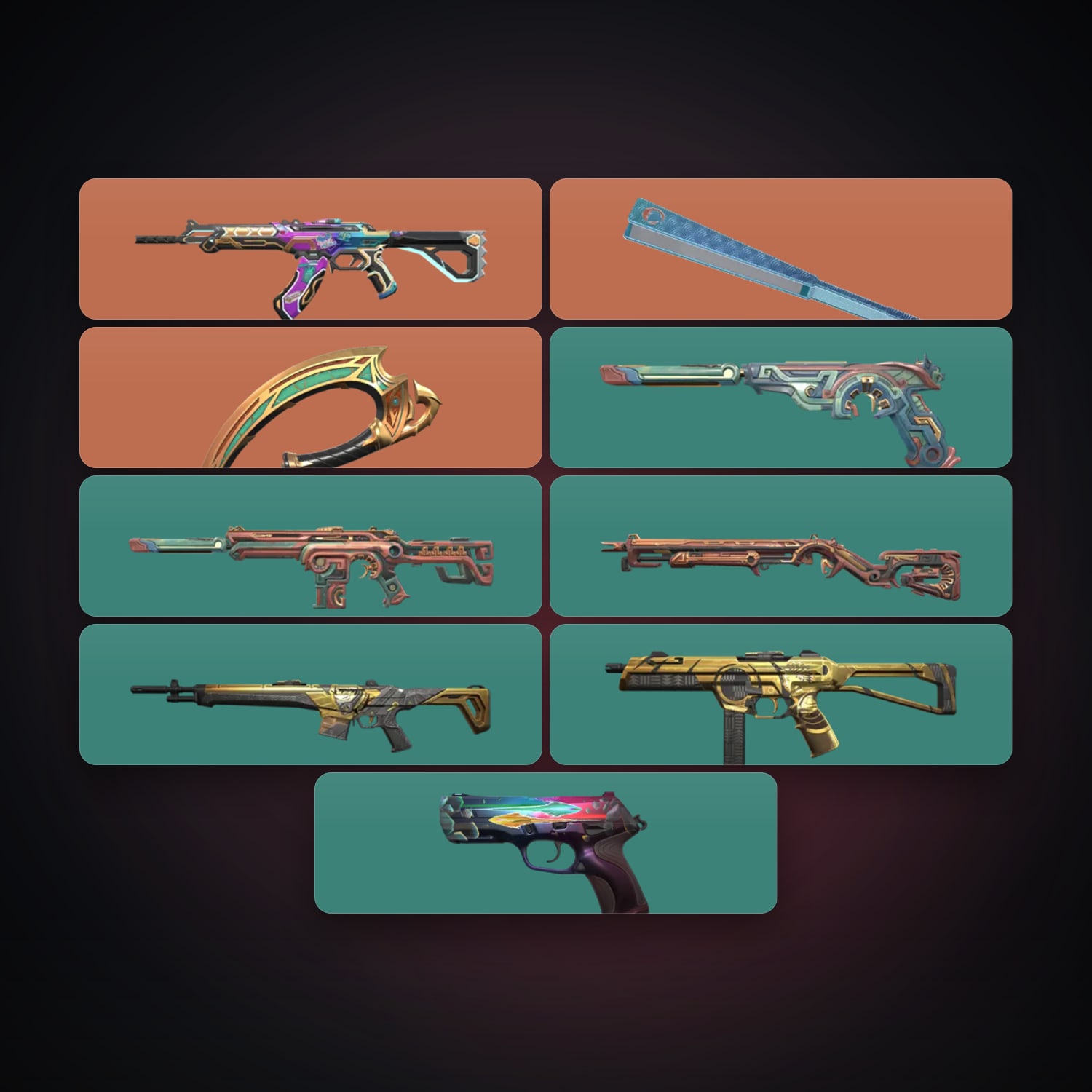 LA Silver 1 locker — 2 knives, 10 skins, lvl 28 — HabibiAccounts