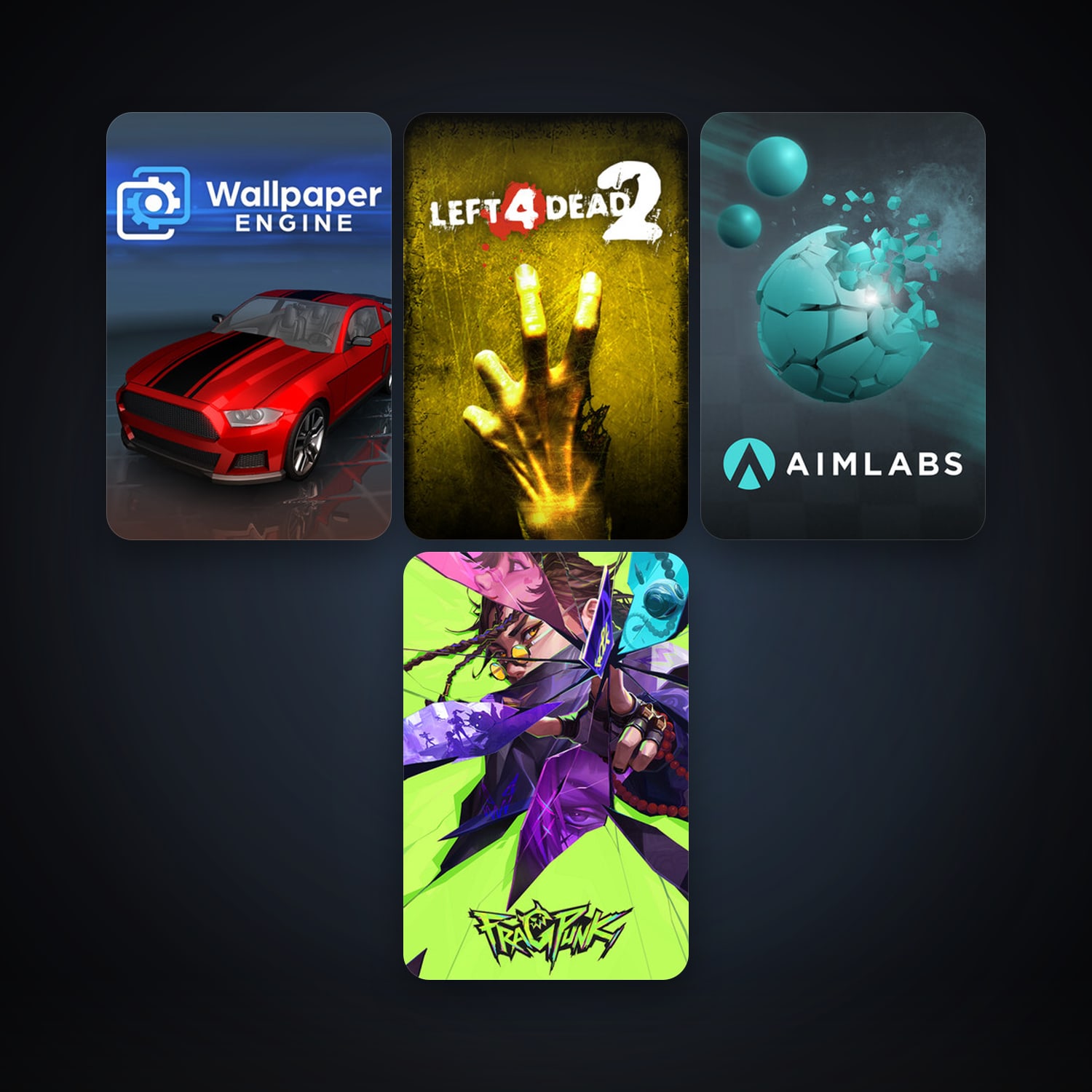 Left 4 Dead 2 + Wallpaper Engine, 8 games, clean — HabibiAccounts