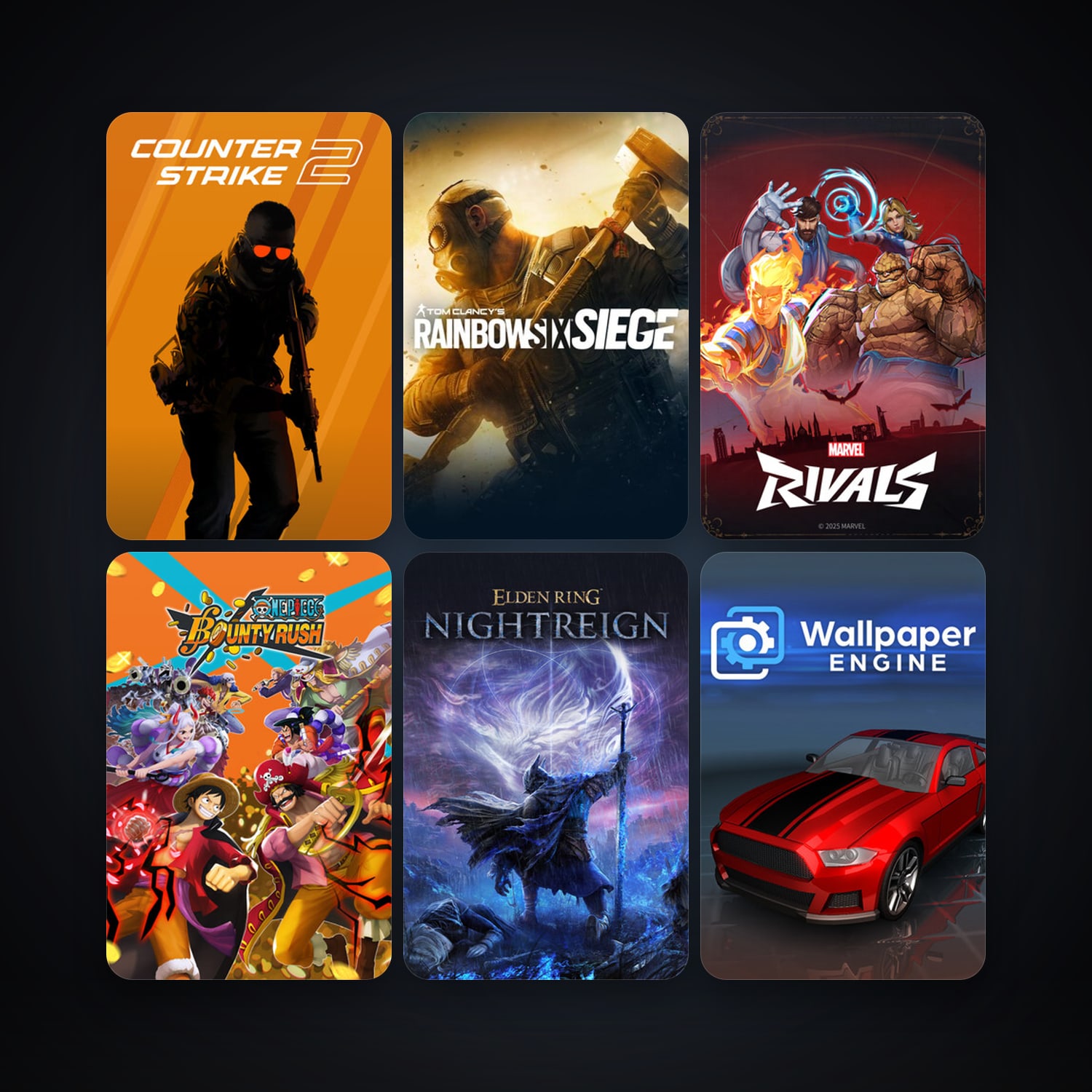 CS2 Prime + Tom Clancy's Rainbow Six Siege, 15 games, clean — HabibiAccounts