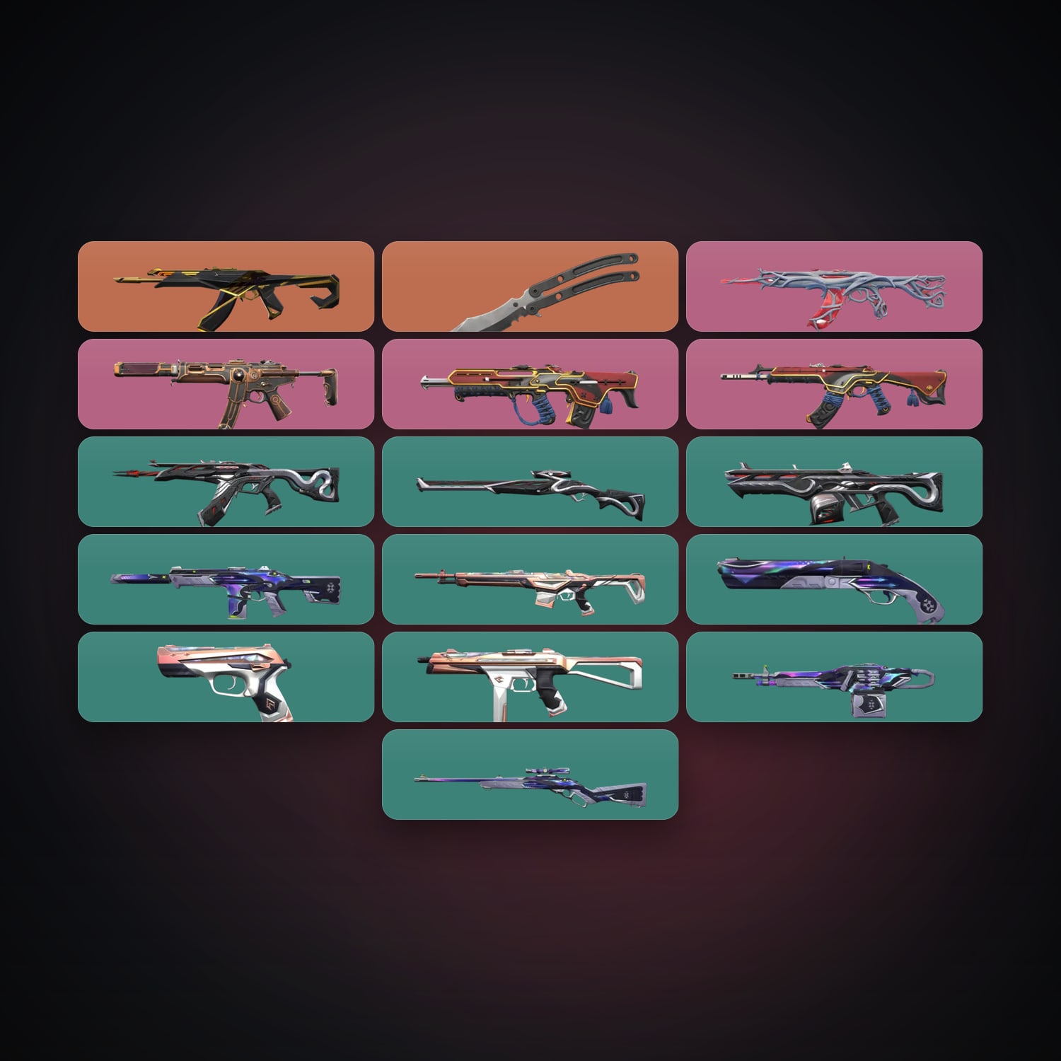 EU Bronze 2 locker — 1 knives, 16 skins, lvl 56 — HabibiAccounts