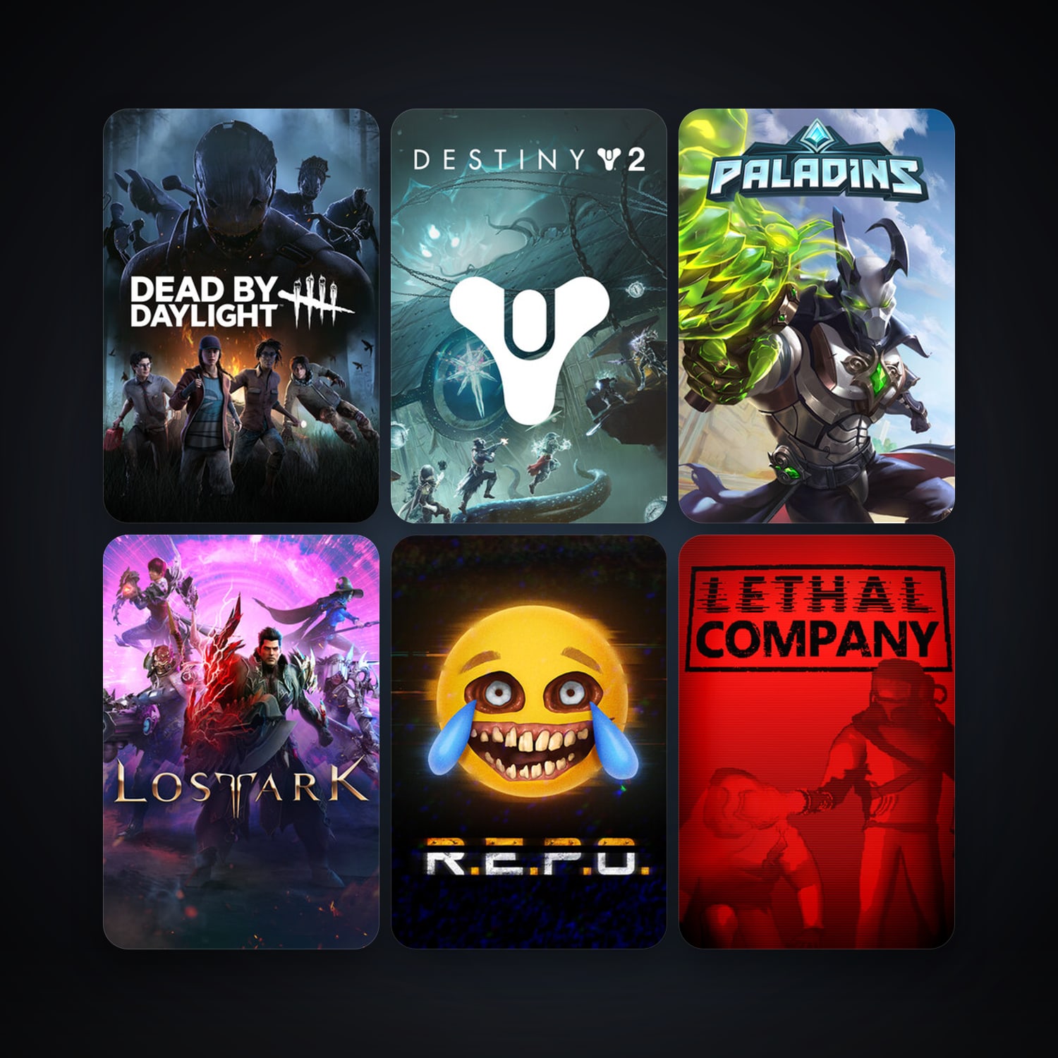 Dead by Daylight + Paladins, 69 games, clean — HabibiAccounts
