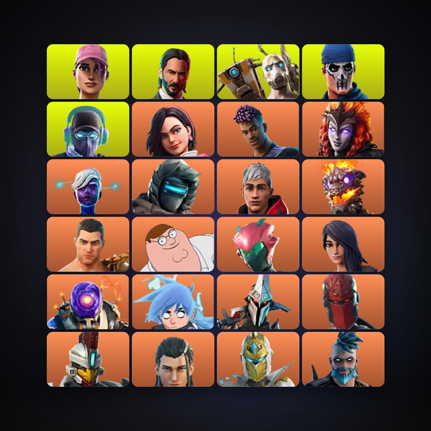 Rox — Fade — 292 skins — 200 V-Bucks — lvl 4029 — HabibiAccounts