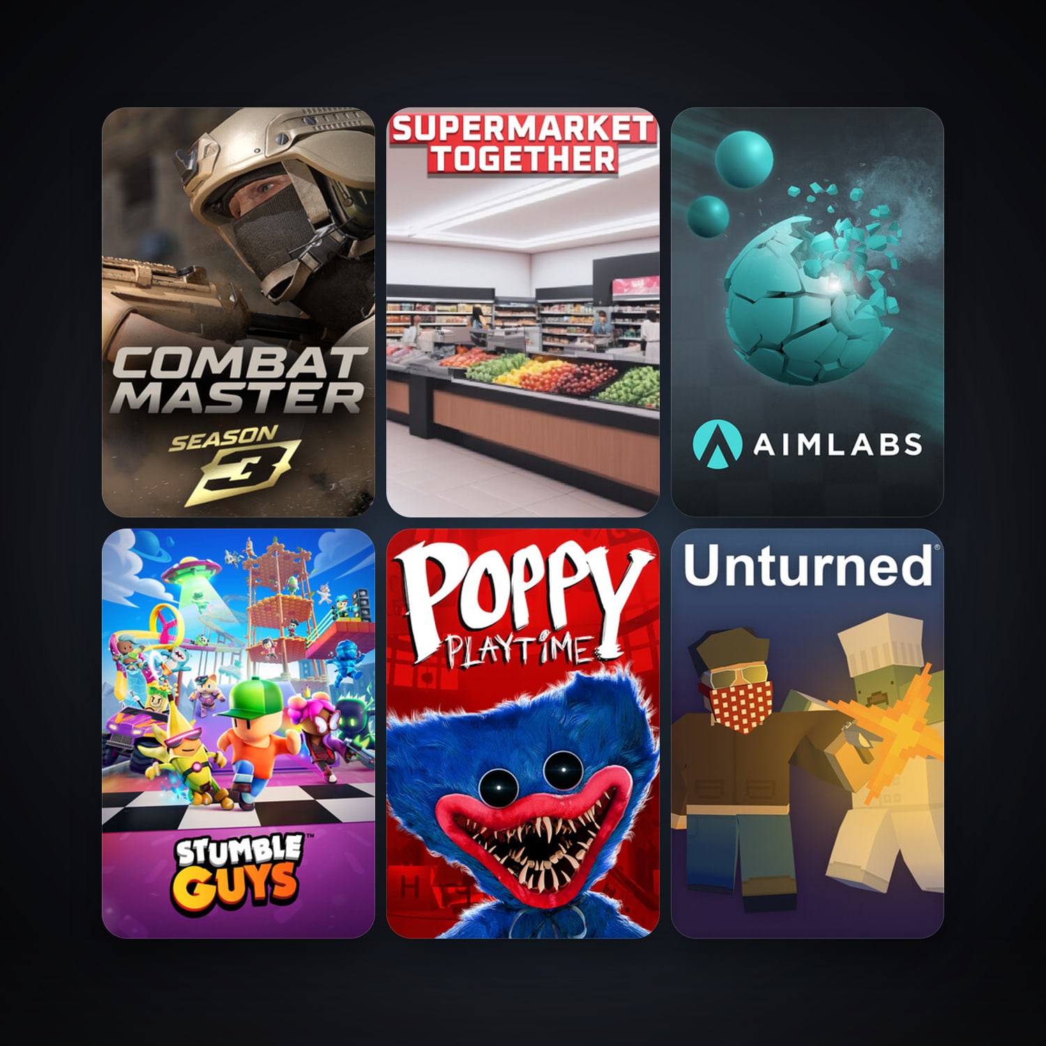 Unturned + Fallout Shelter, 21 games, clean — HabibiAccounts