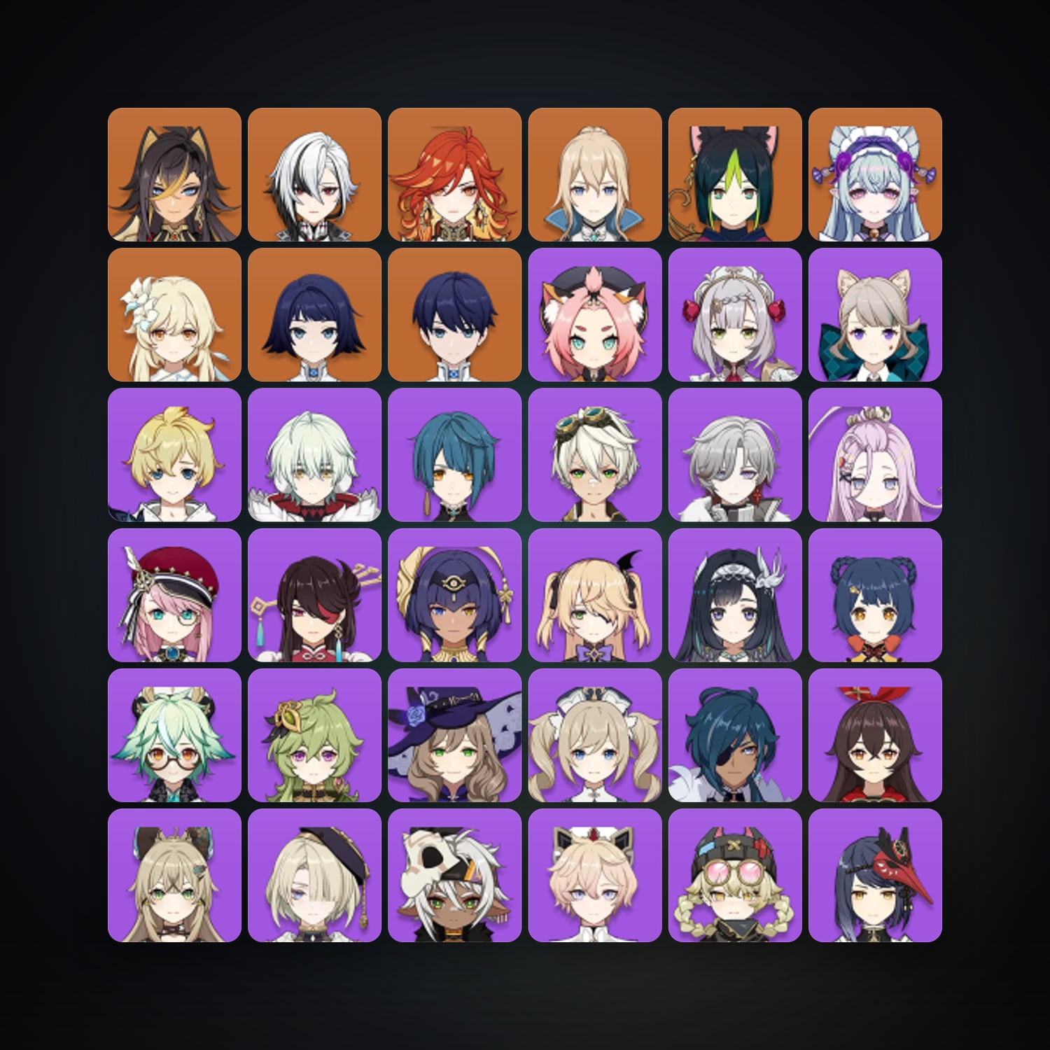 Genshin Impact | AR 55 | 38 Chars | 6× 5★ — HabibiAccounts