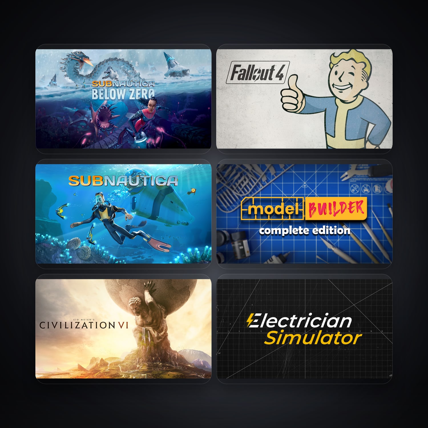 Epic Subnautica Below Zero + Fallout 4 — TR — 248 games — HabibiAccounts