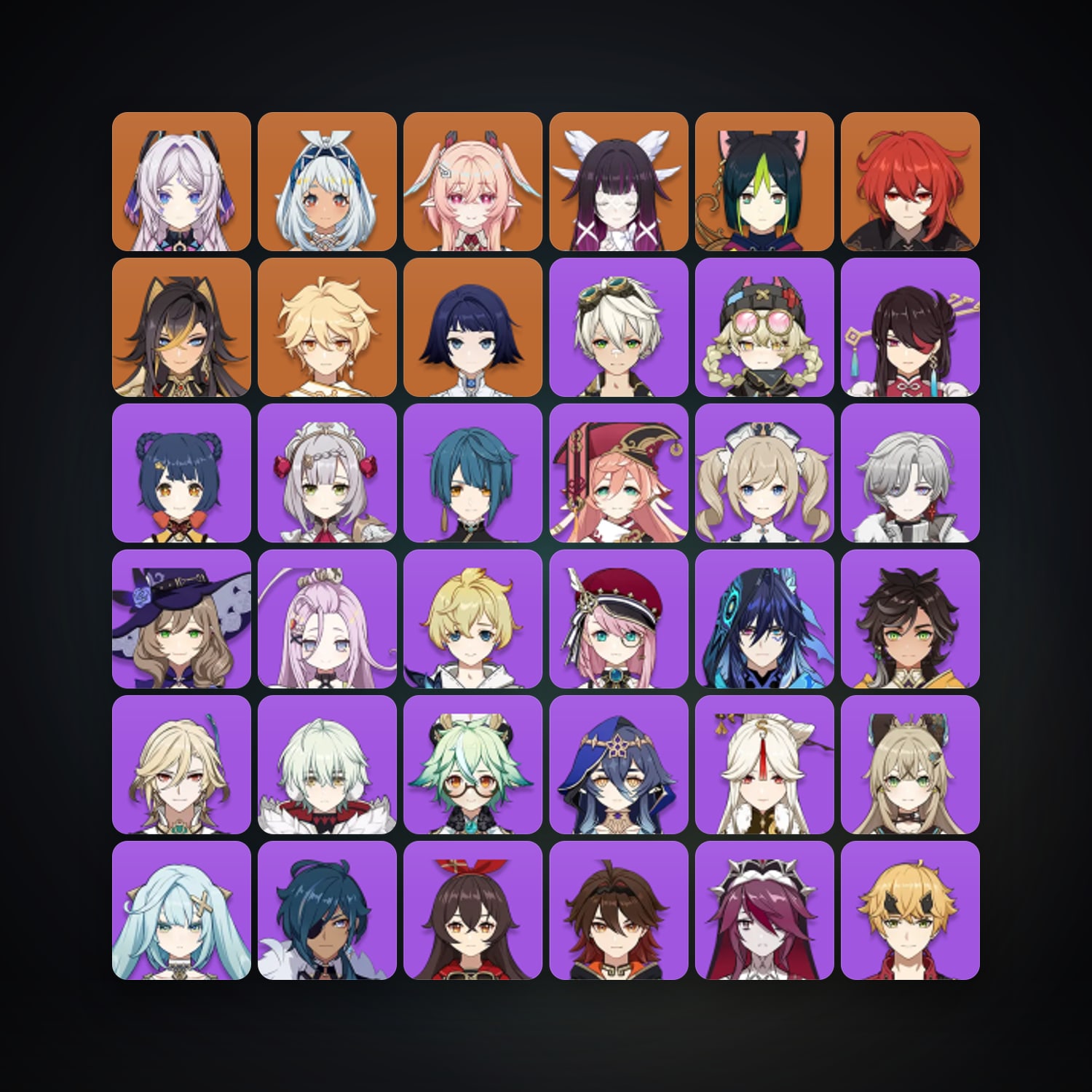 Genshin Impact | AR 55 | 44 Chars | 7× 5★ — HabibiAccounts