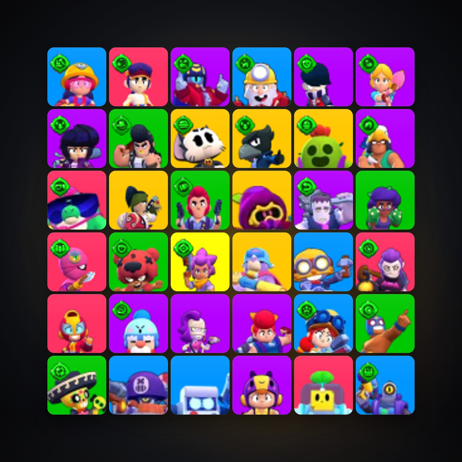 105 Brawlers | 37.3K Trophies — Supercell Account — HabibiAccounts