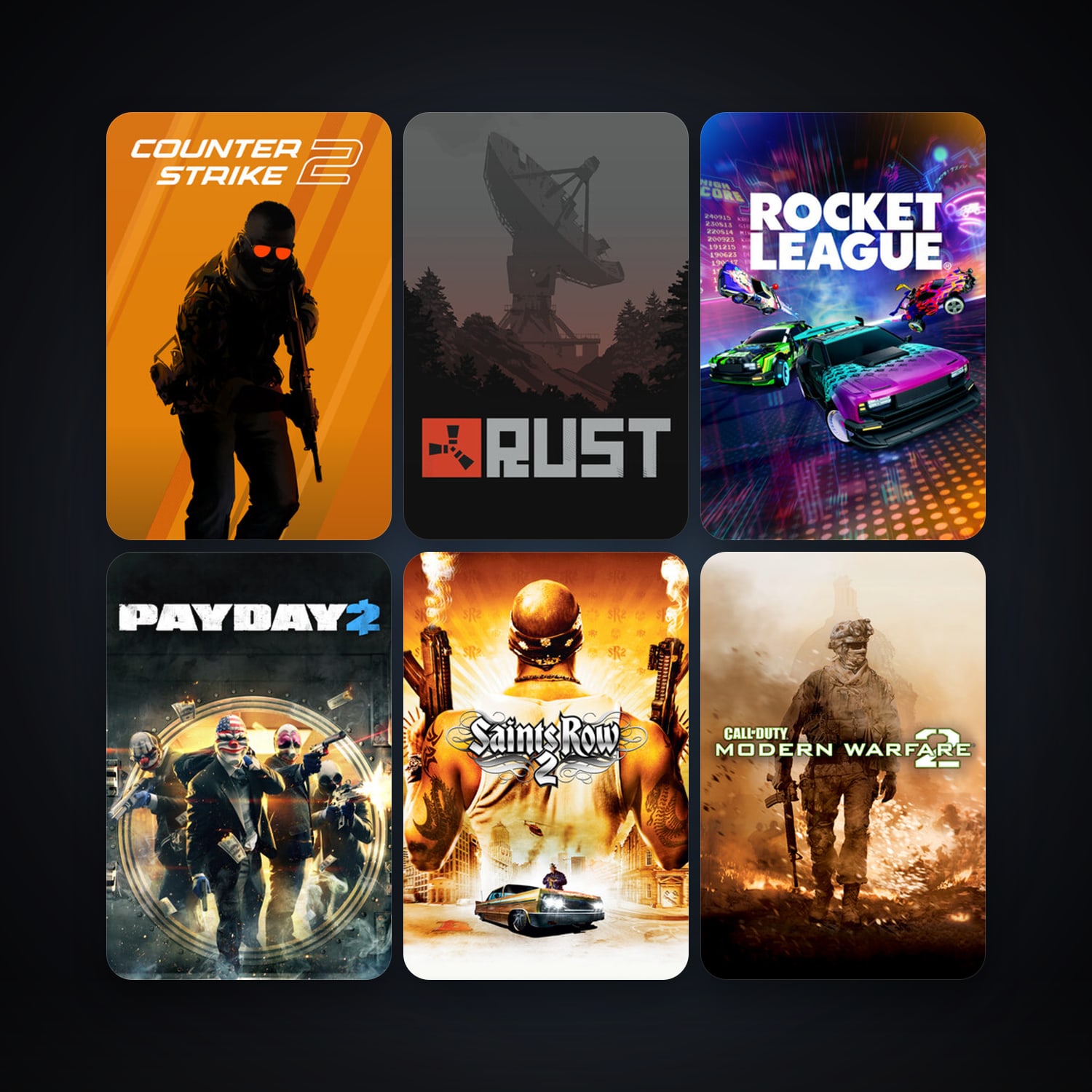 CS2 Prime + Saints Row 2, 14 games, Steam 10, clean — HabibiAccounts