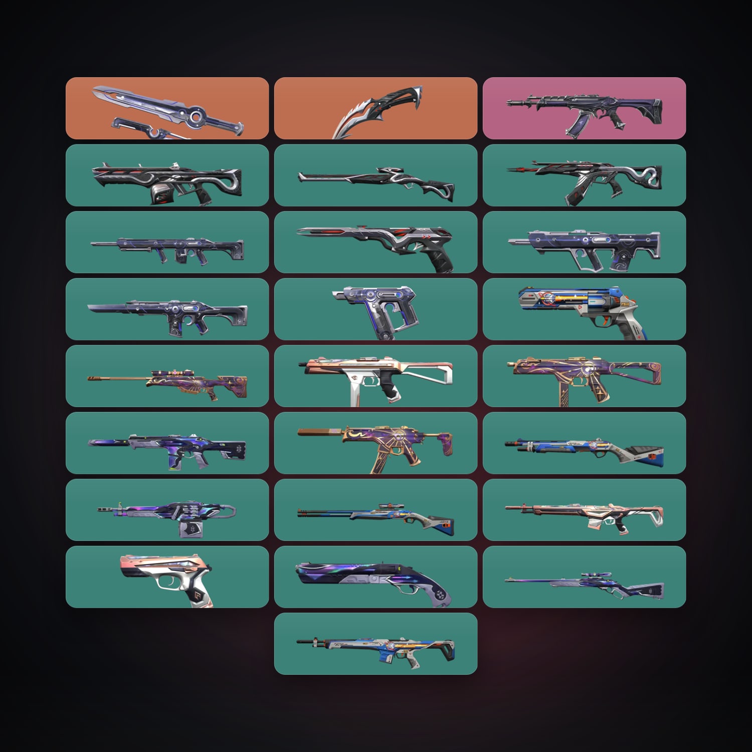 EU Plat 1 locker — 2 knives, 26 skins, lvl 54 — HabibiAccounts