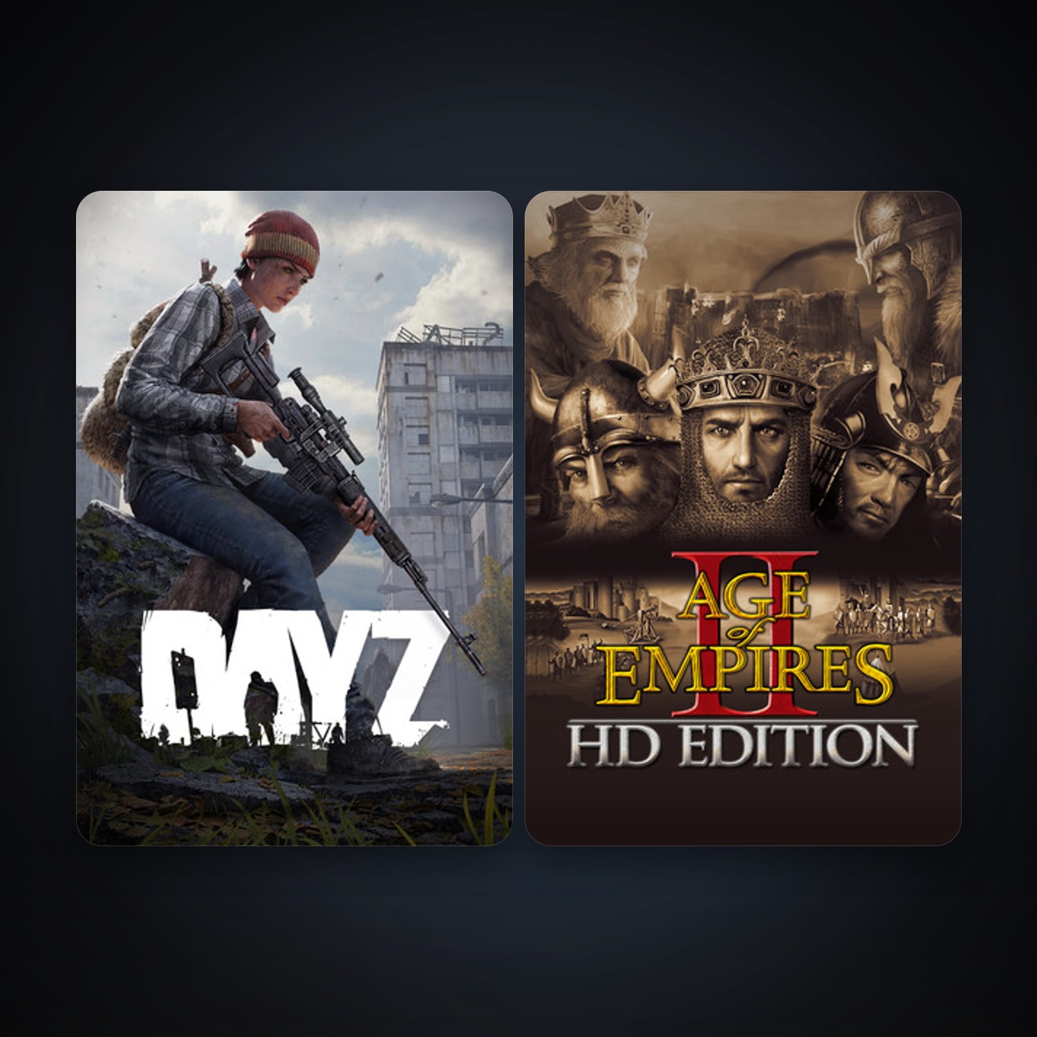 DayZ + Age of Empires II, 2 games, clean — HabibiAccounts
