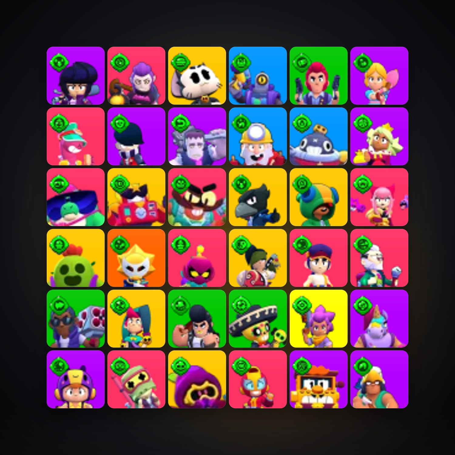 105 Brawlers | 60.5K Trophies — Supercell Account — HabibiAccounts