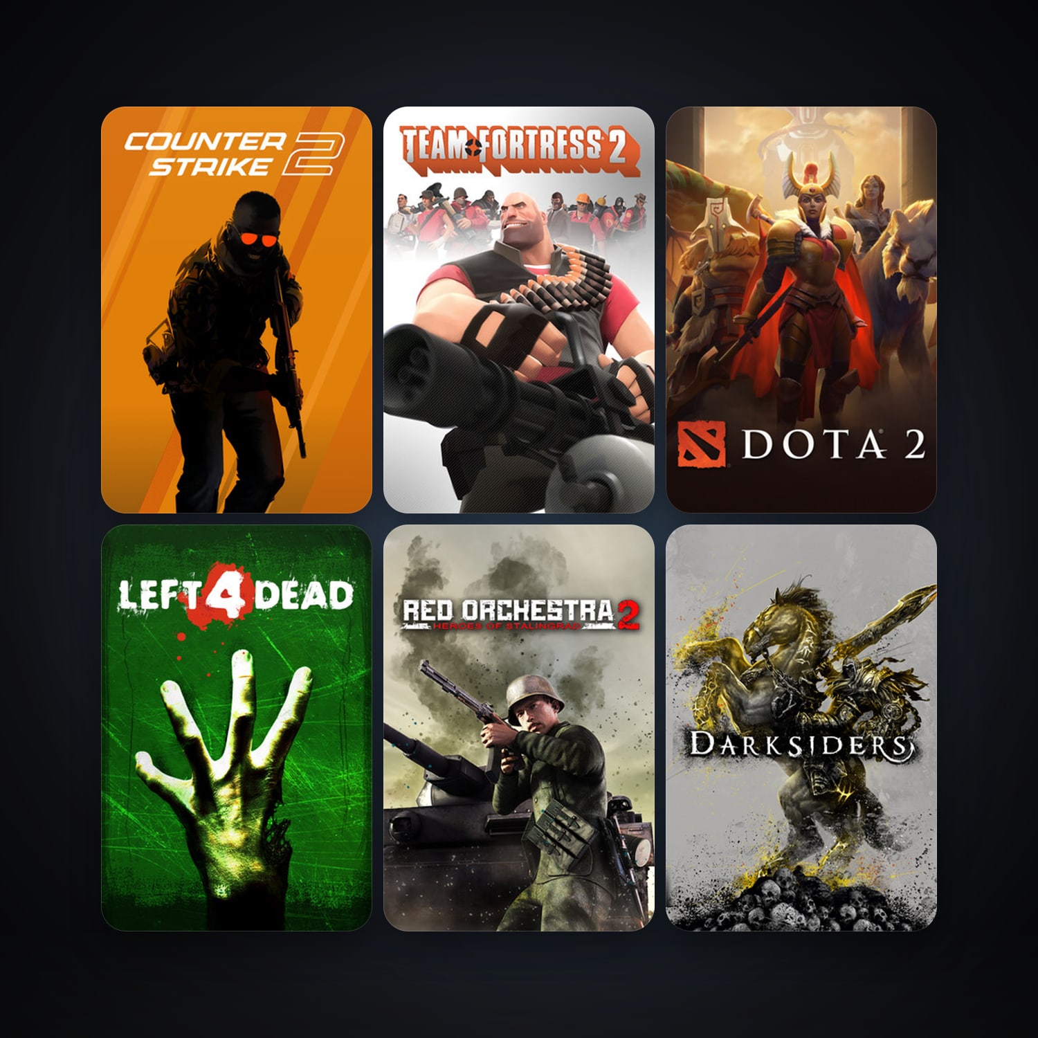Team Fortress Classic + Half-Life: Opposing Force, 17 games, Steam 10, clean — HabibiAccounts