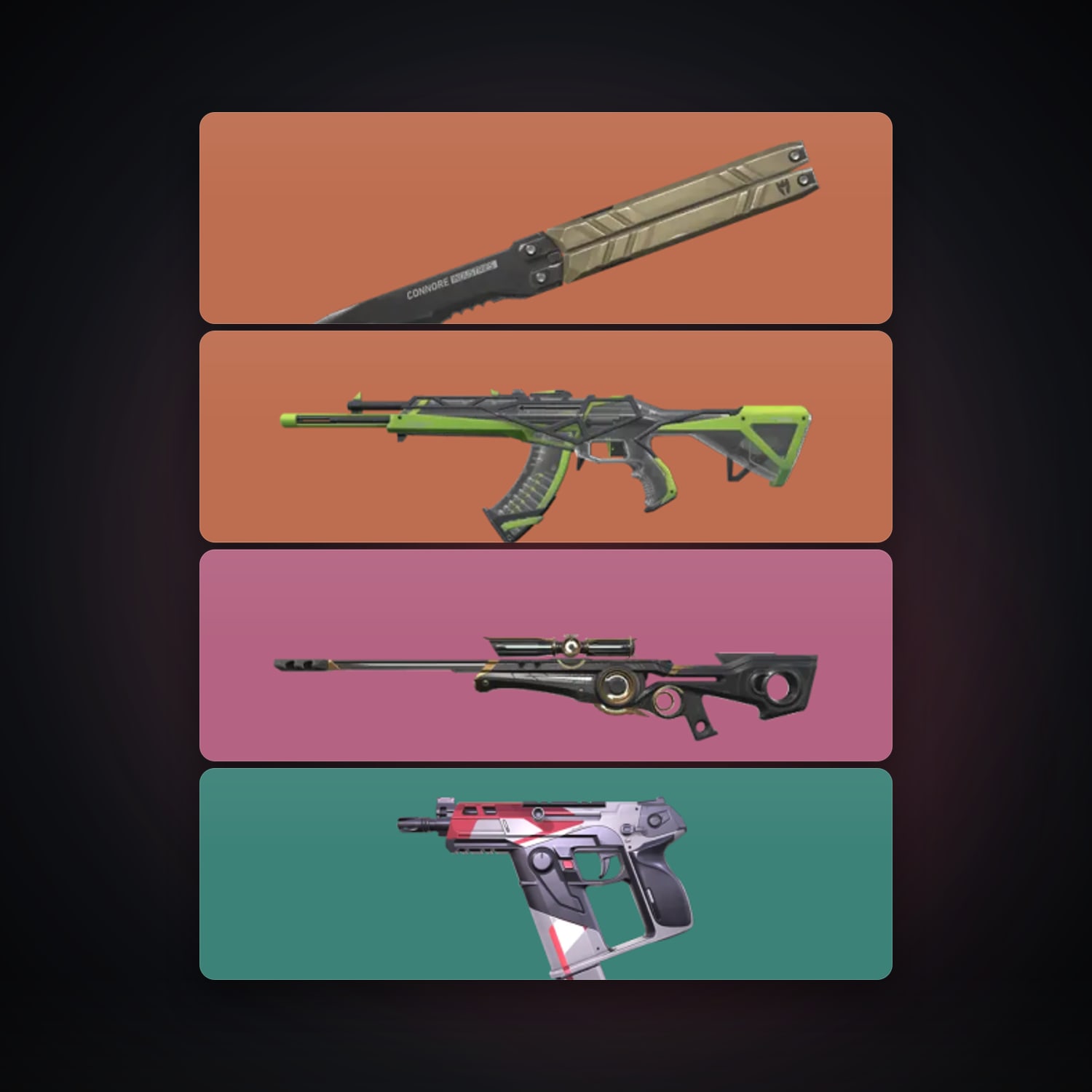 AP Gold 3 locker — 1 knives, 4 skins, lvl 89 — HabibiAccounts