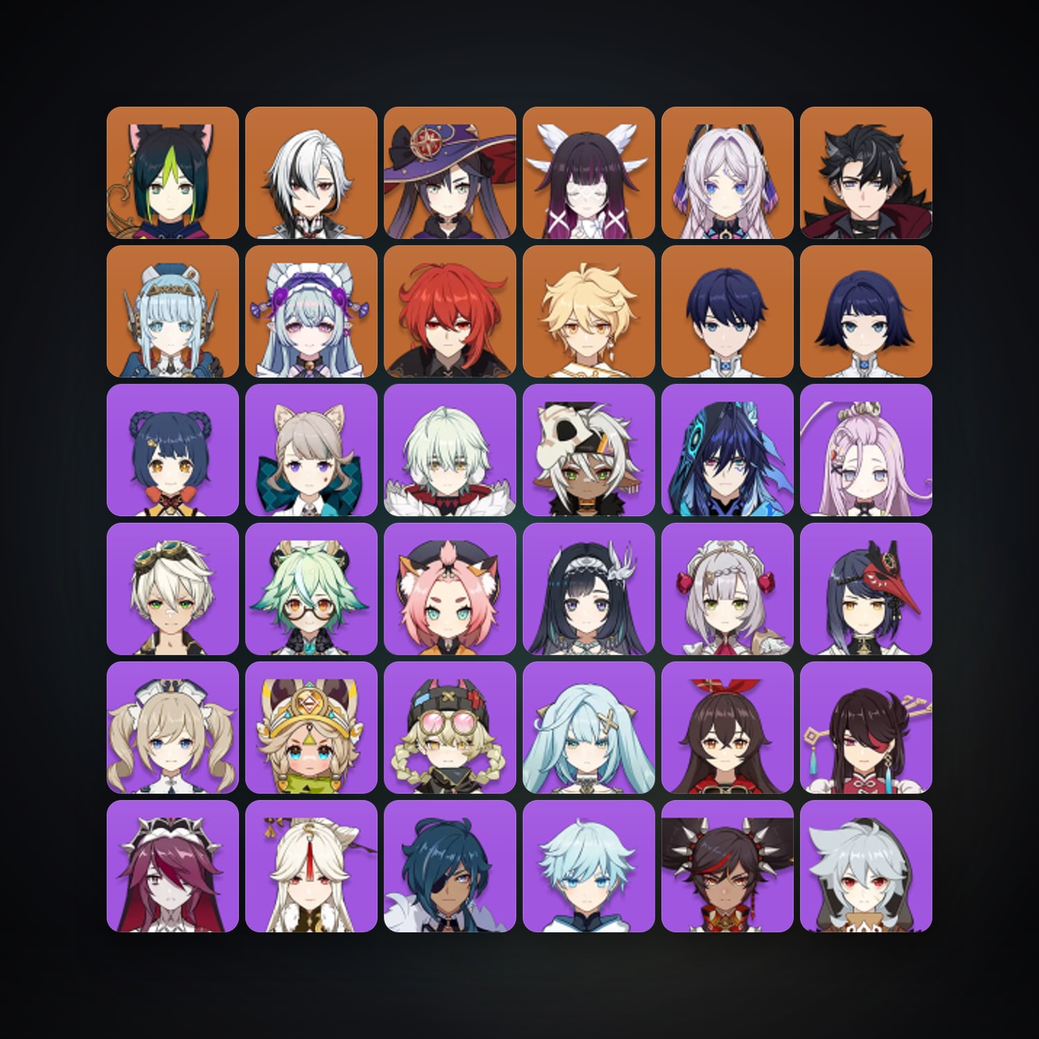 Genshin Impact | AR 56 | 47 Chars | 9× 5★ — Genshin / miHoYo Account · 259504656 — HabibiAccounts