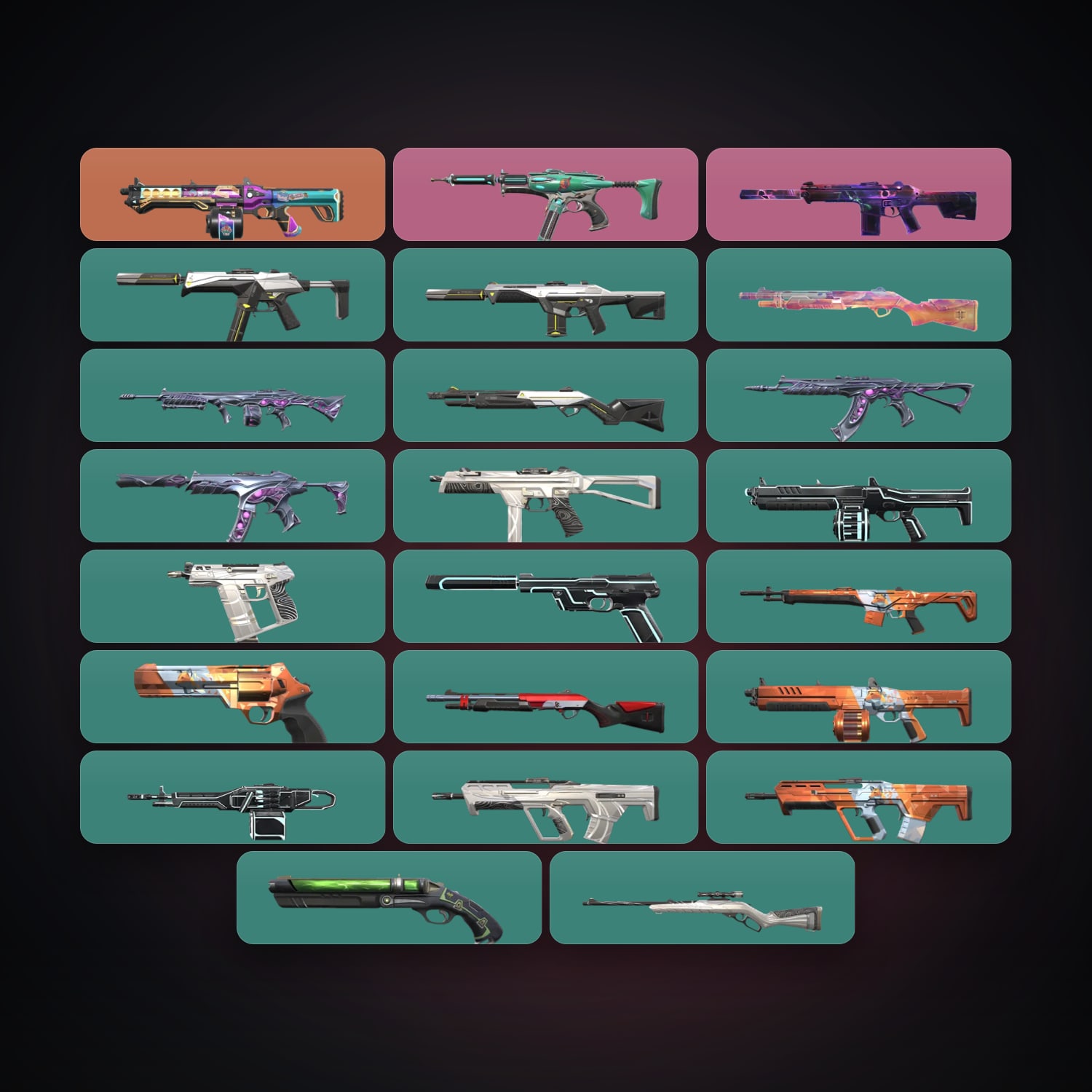 AP Bronze 3 locker — 23 skins, lvl 44 — HabibiAccounts