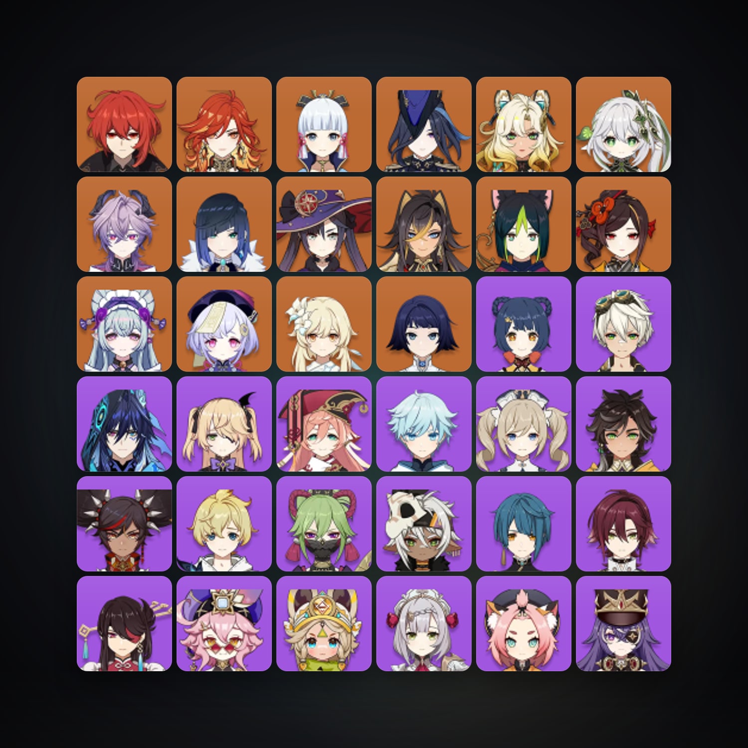 Genshin Impact | AR 57 | 58 Chars | 14× 5★ — Genshin / miHoYo Account — HabibiAccounts