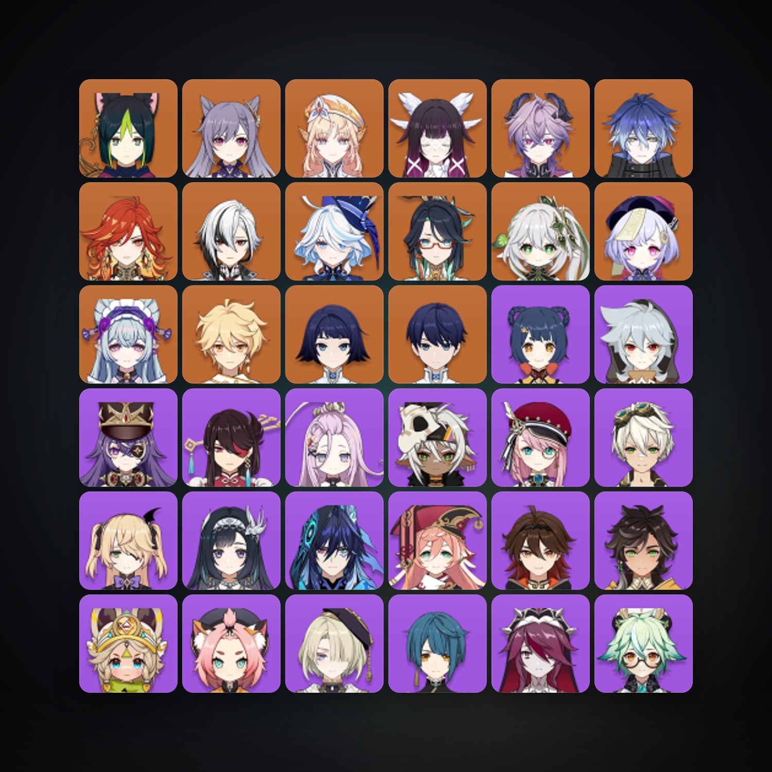 Genshin Impact | AR 57 | 58 Chars | 13× 5★ — Genshin / miHoYo Account — HabibiAccounts