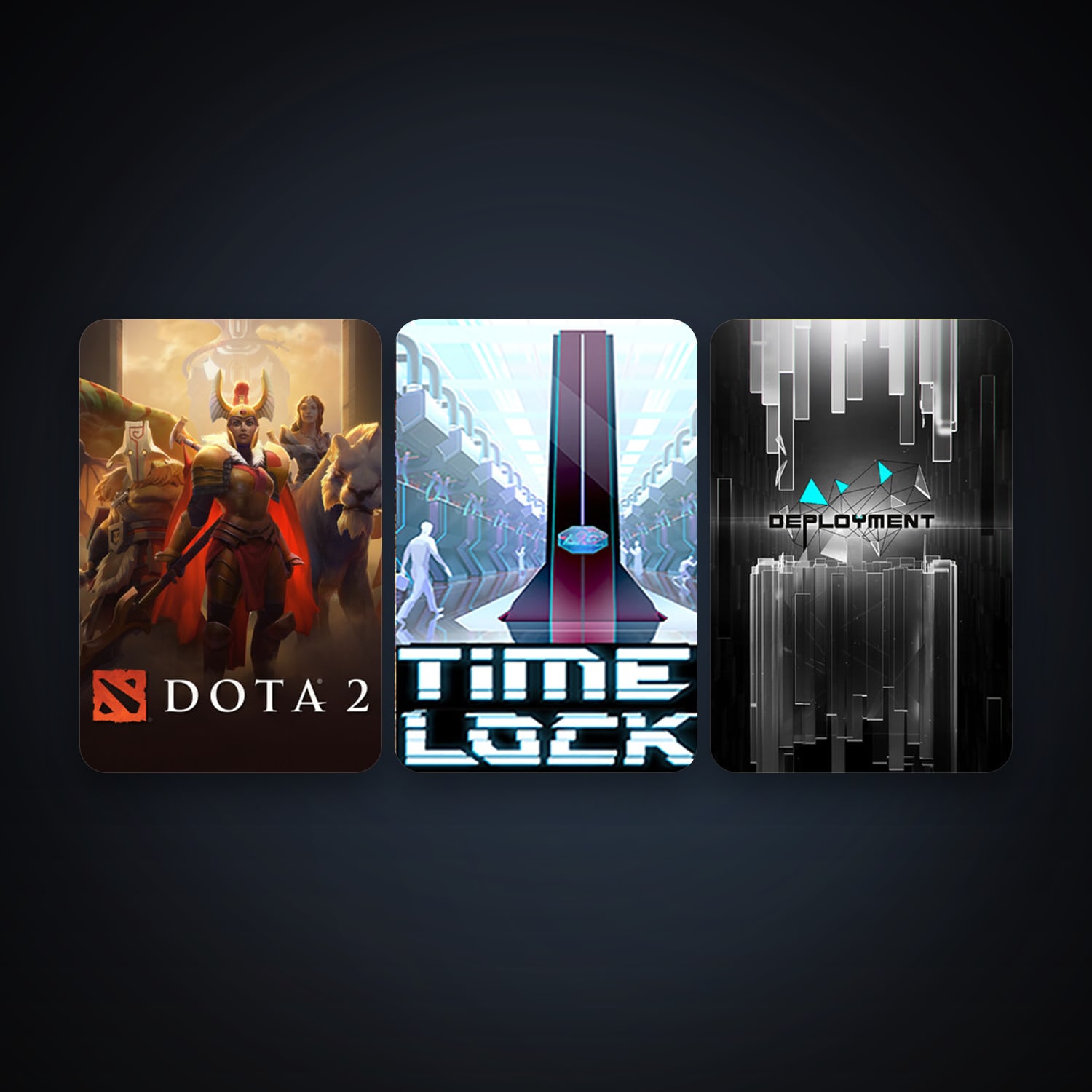 Dota 2 + Time Lock VR 1, 3 games, clean — HabibiAccounts