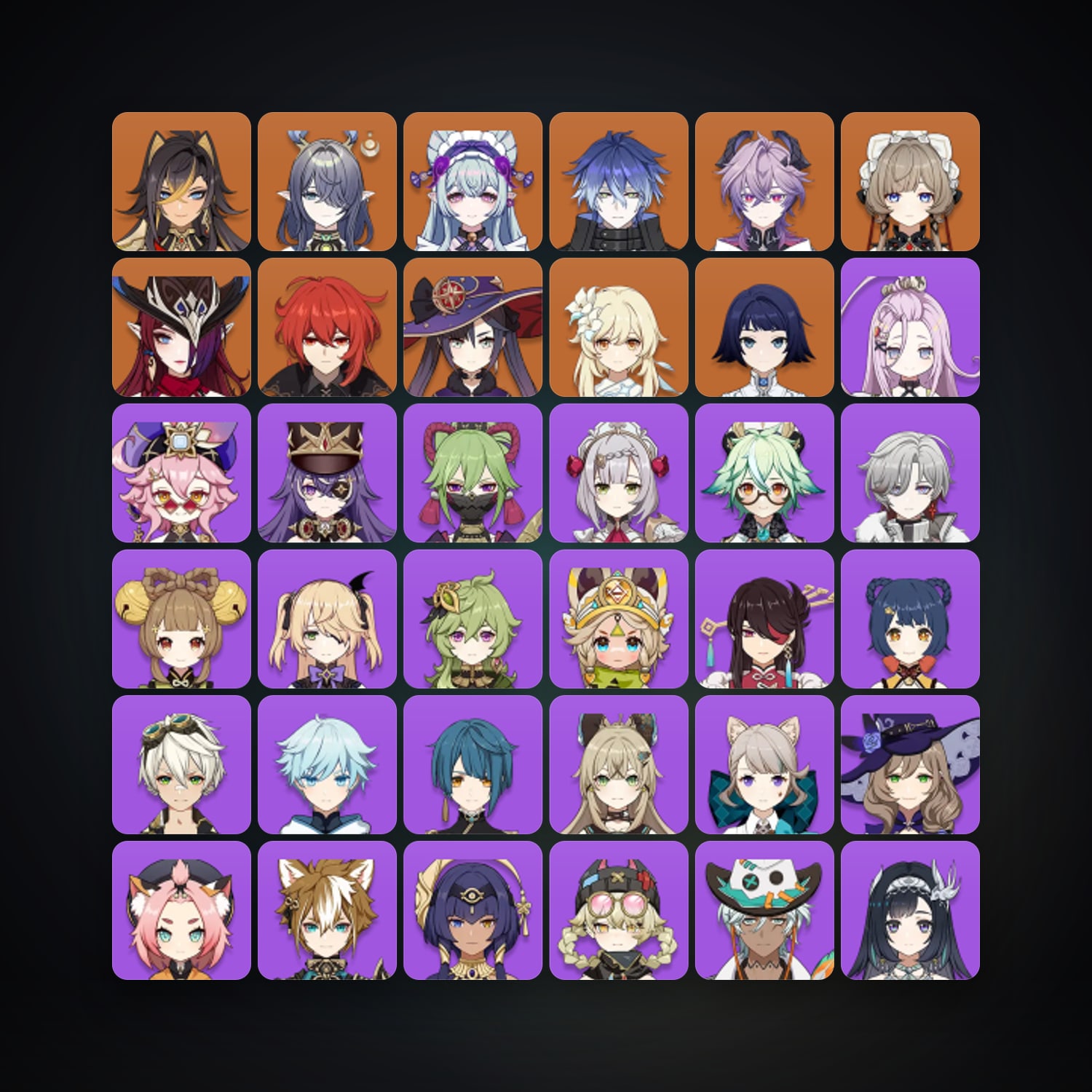 جينشن إمباكت | AR 57 | 53 شخصية | 9× 5★ — HabibiAccounts