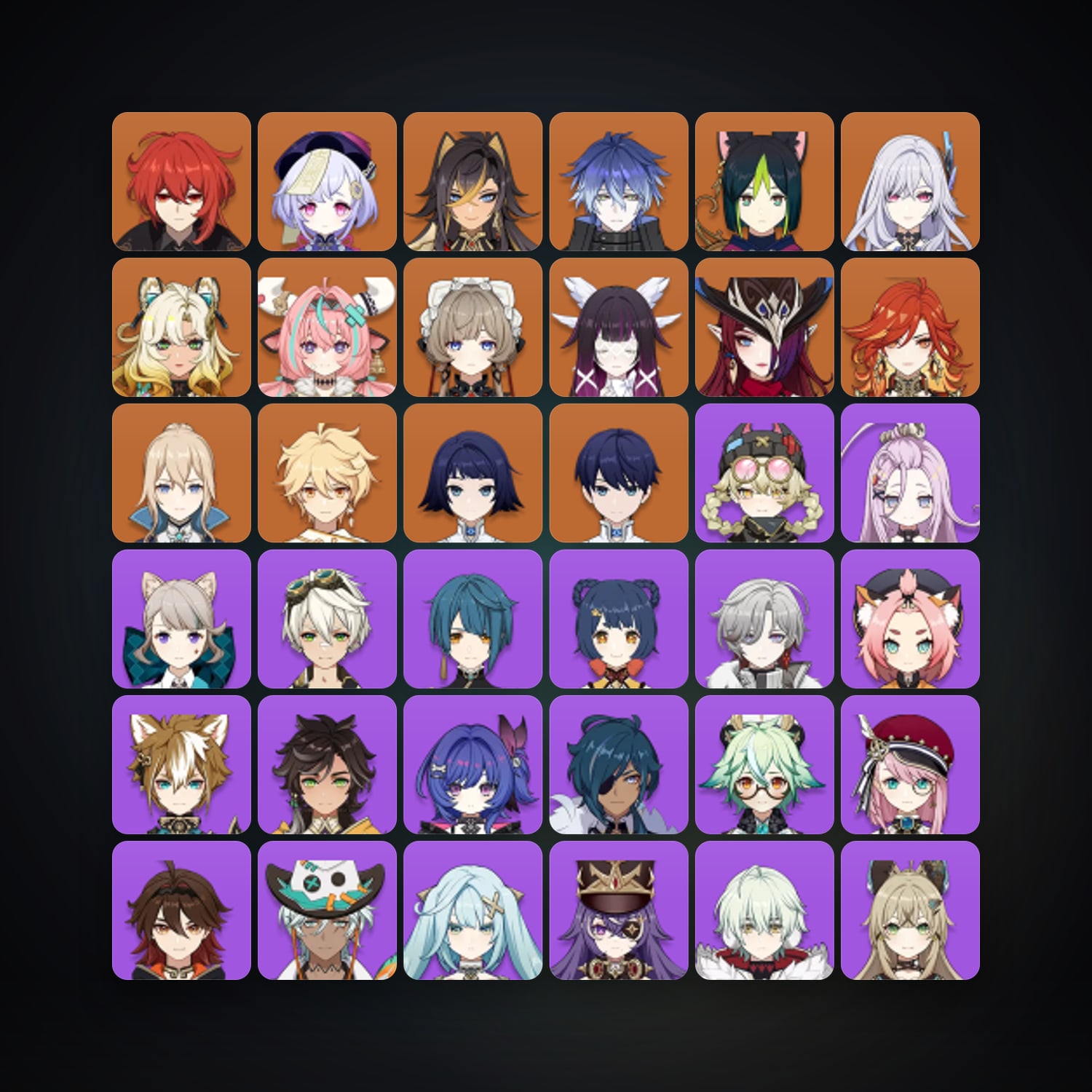 Genshin Impact | AR 57 | 61 Chars | 13× 5★ — Genshin / miHoYo Account — HabibiAccounts