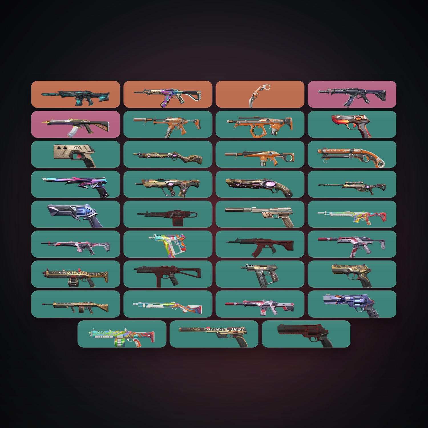EU Silver 3 locker — 1 knives, 35 skins, lvl 166 — HabibiAccounts