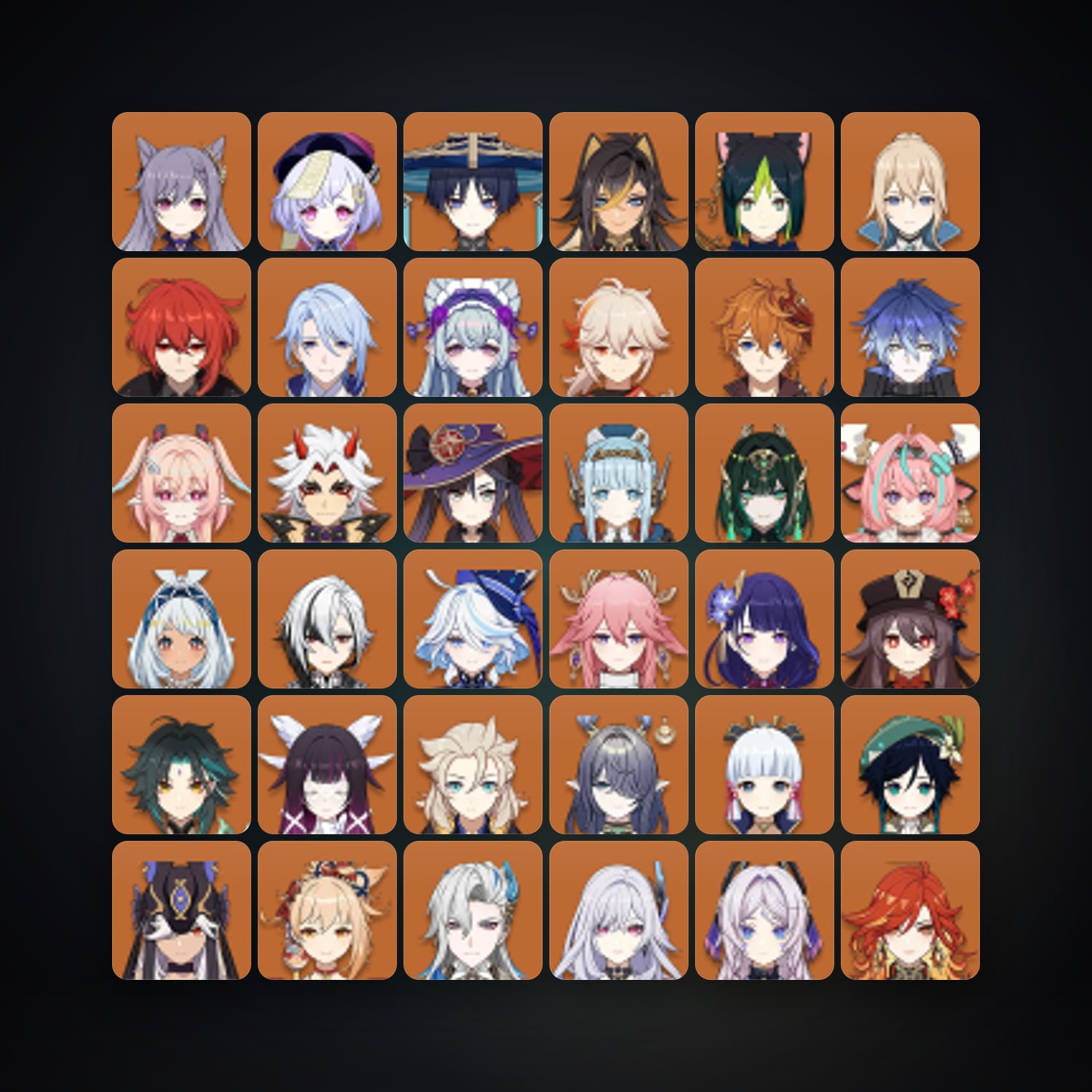 Genshin Impact | AR 60 | 104 Chars | 49× 5★ — Genshin / miHoYo Account — HabibiAccounts