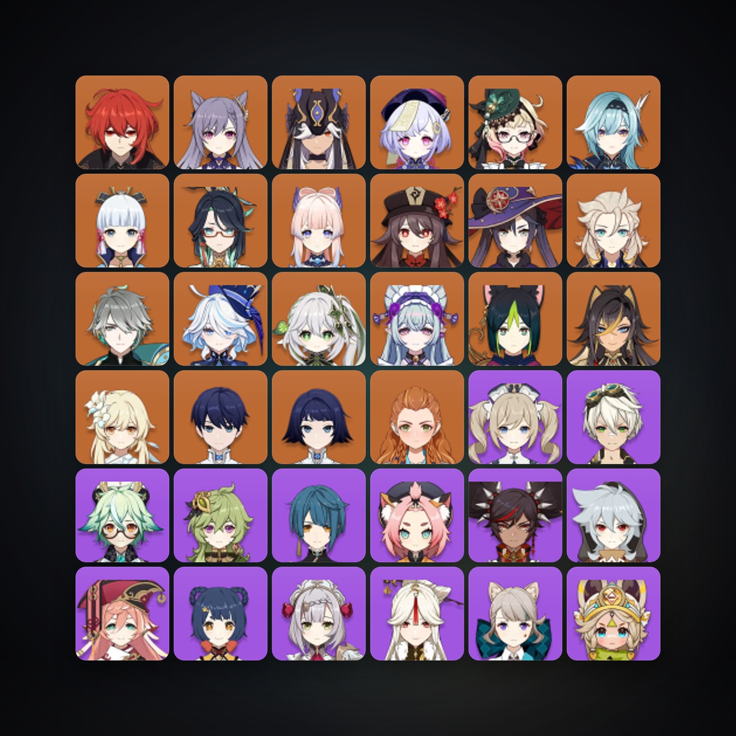 Genshin Impact | AR 57 | 63 Chars | 18× 5★ — HabibiAccounts