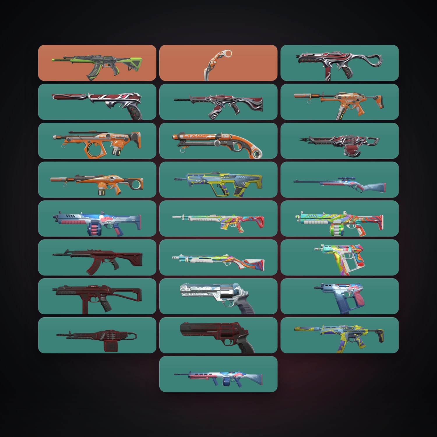 EU Bronze 3 locker — 1 knives, 25 skins, lvl 72 — HabibiAccounts