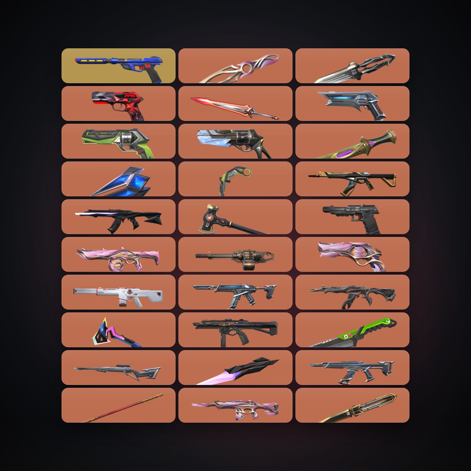 EU Diamond 1 locker — 19 knives, 178 skins, lvl 365 — HabibiAccounts