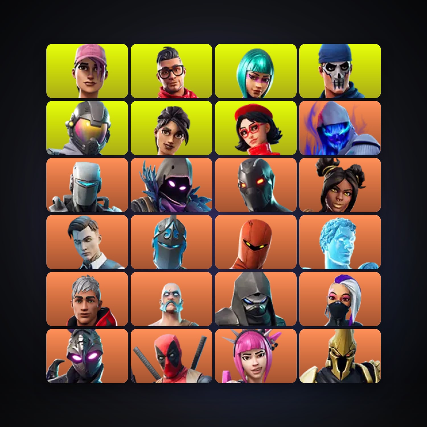 Fusion — A.I.M. — 182 skins — 450 V-Bucks — lvl 1617 — HabibiAccounts