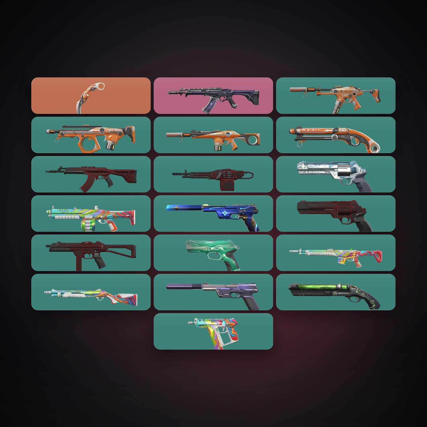 AP Bronze 1 locker — 1 knives, 19 skins, lvl 130 — HabibiAccounts