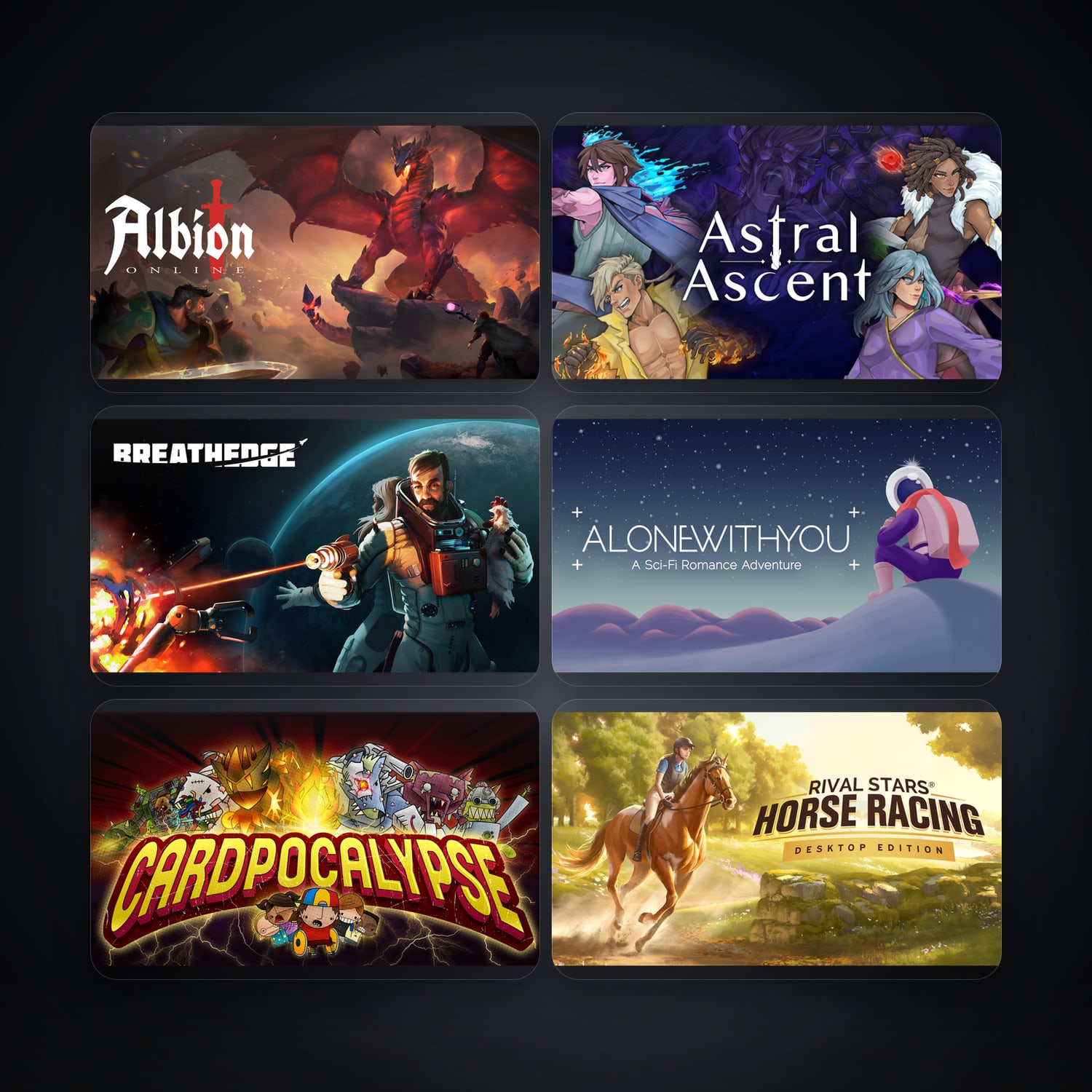 Epic Albion Online + Astral Ascent — PA — 6 games — HabibiAccounts