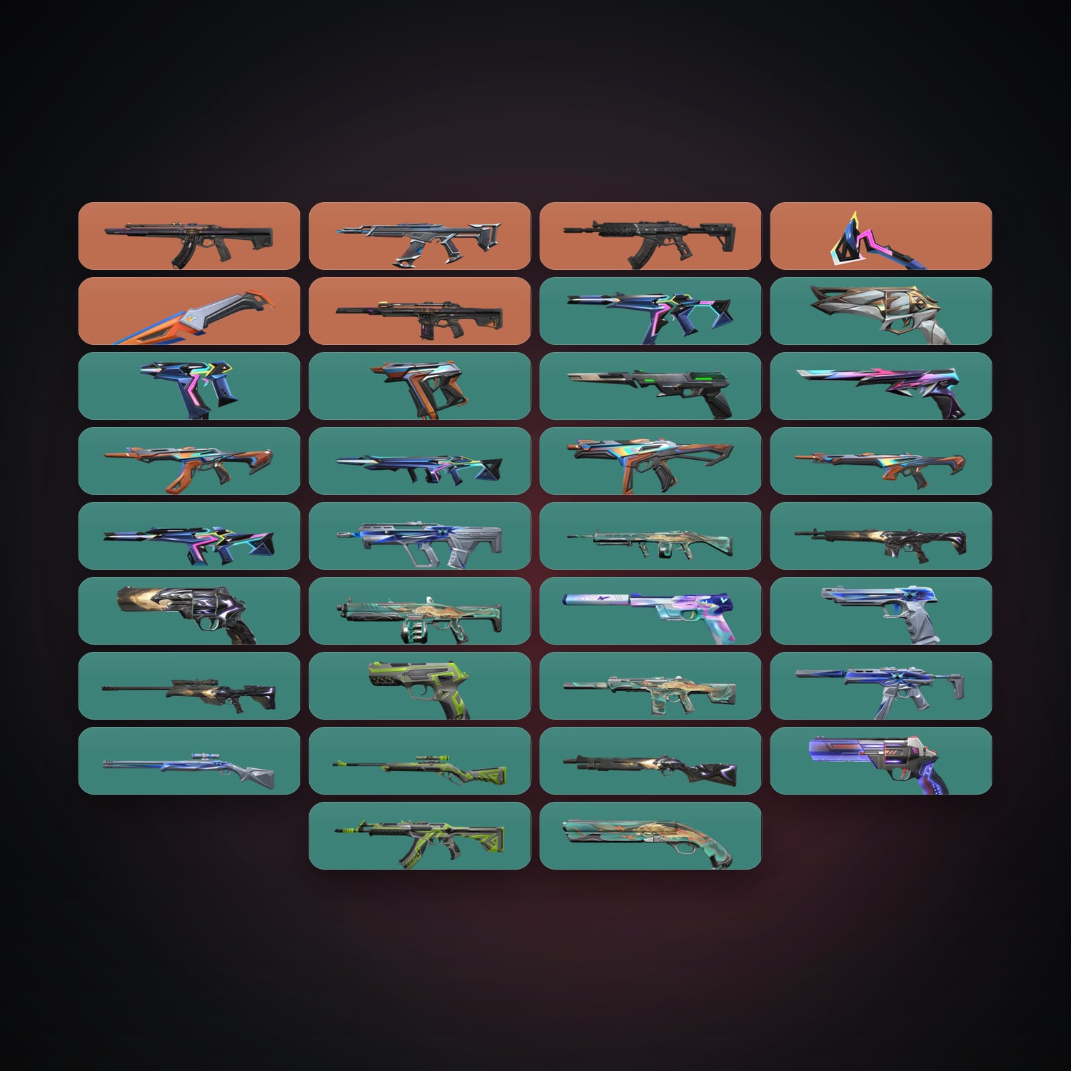 AP Plat 1 locker — 2 knives, 34 skins, lvl 152 — HabibiAccounts