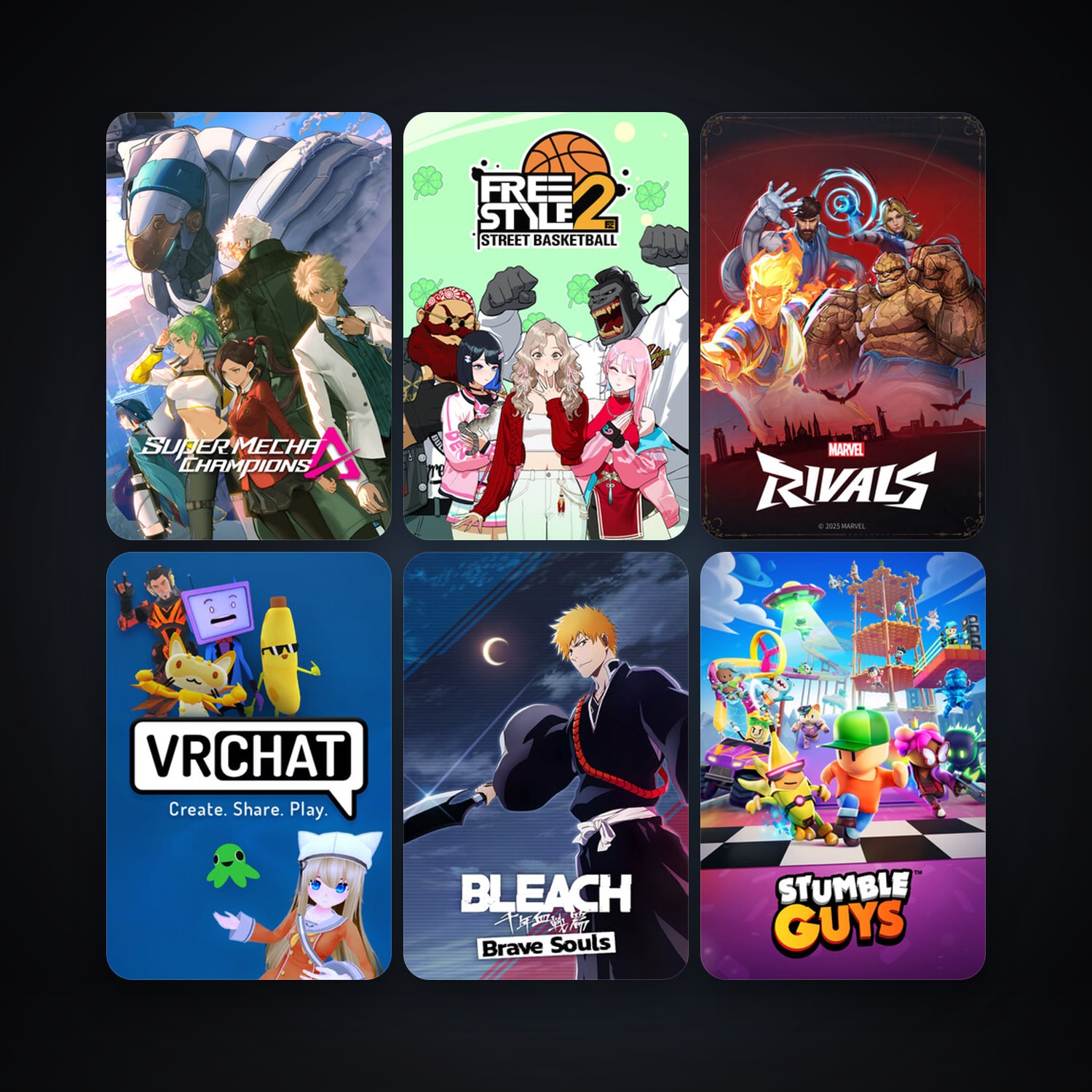 Freestyle 2: Street Basketball + VRChat, 9 games, clean — HabibiAccounts