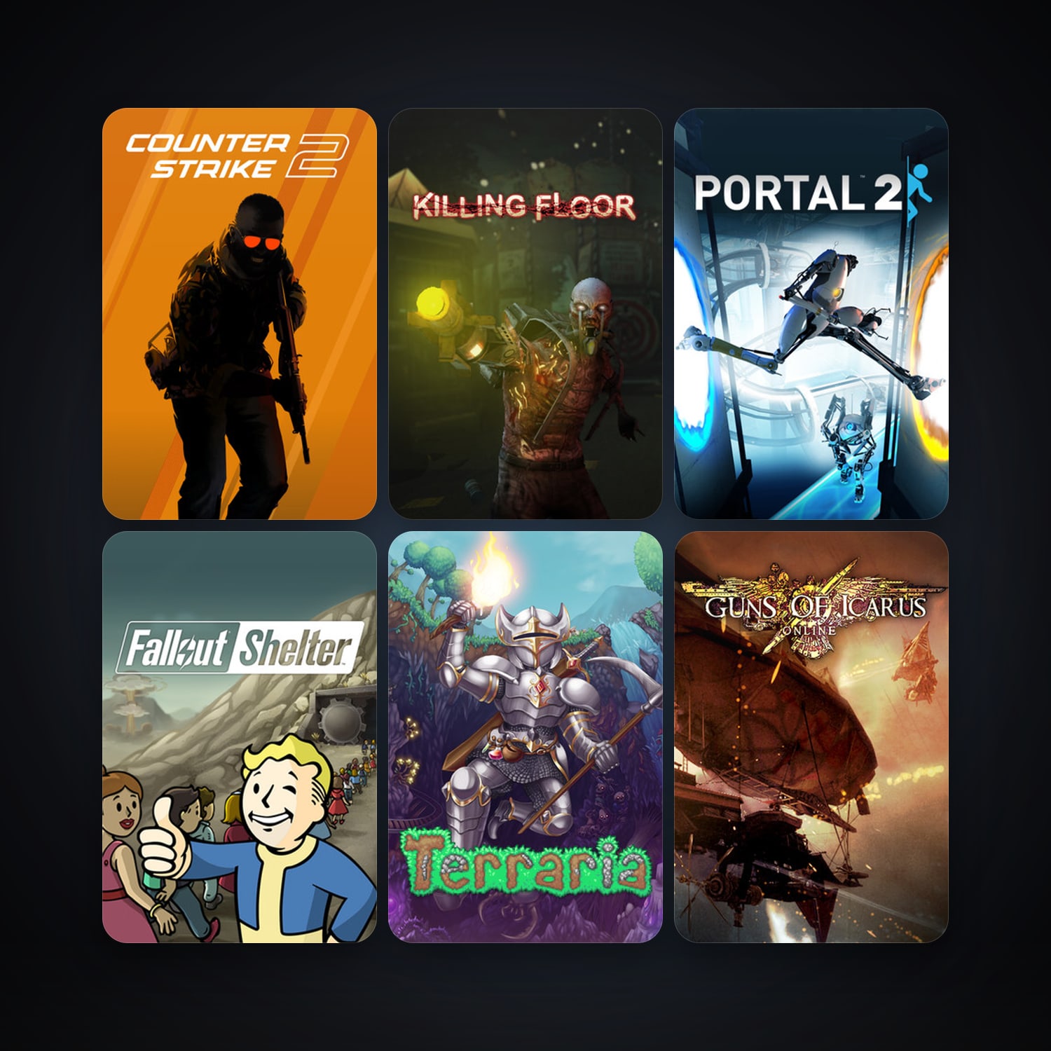 Portal 2 + CS2 Prime, 38 games, Steam 10, clean — HabibiAccounts