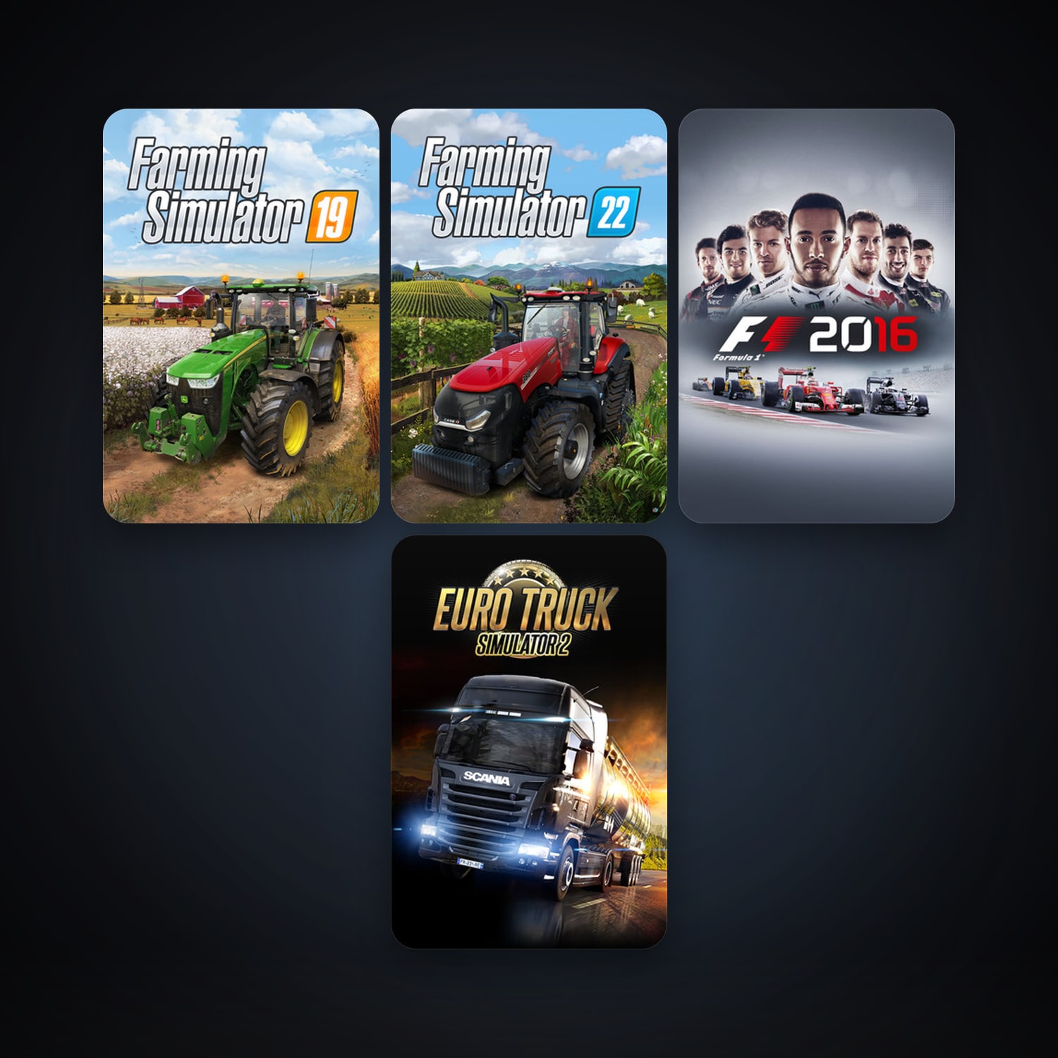Free CS2 (No Prime) + Euro Truck Simulator 2, 8 games, clean — HabibiAccounts