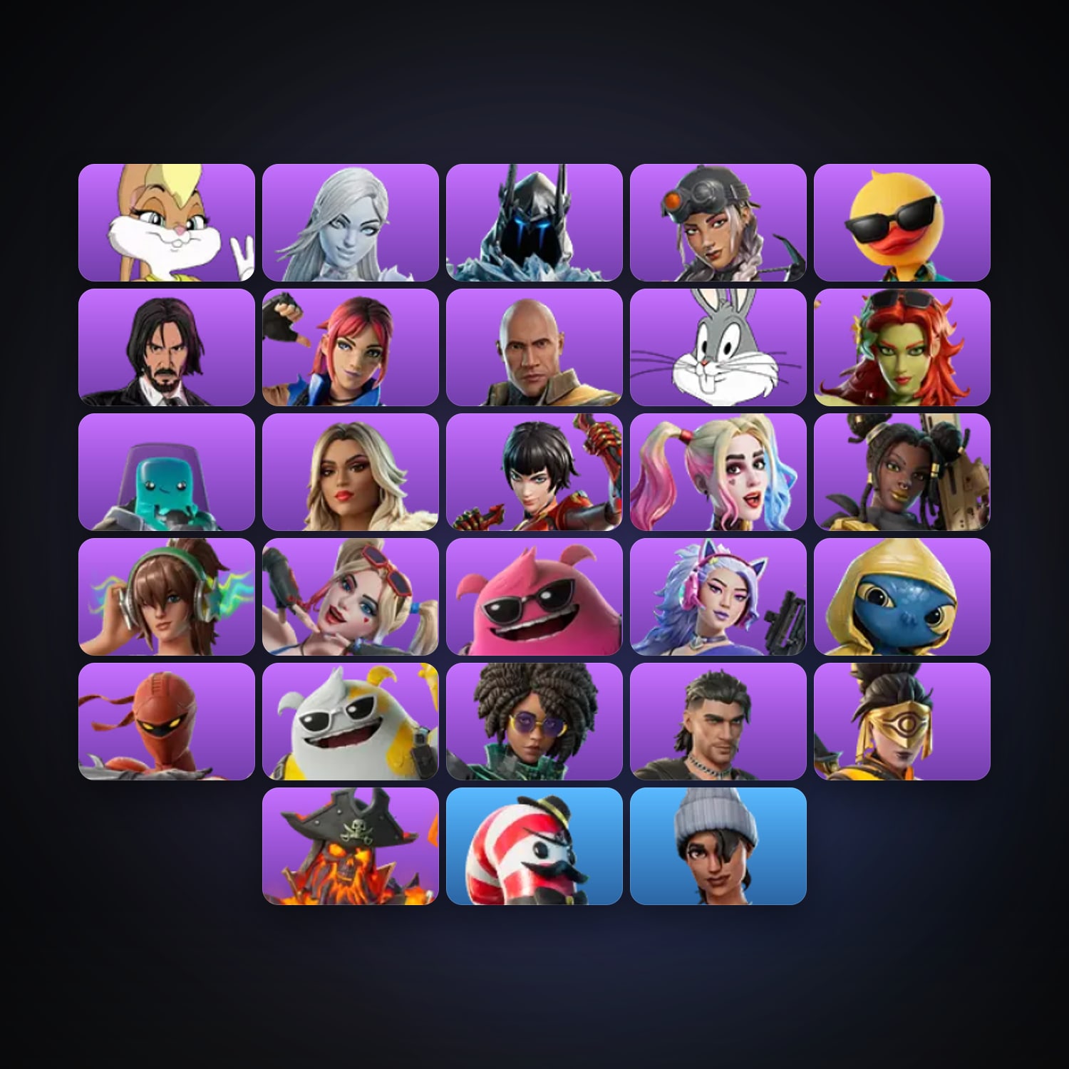 Lola Bunny — Lady Windfrost — 28 skins — lvl 577 — HabibiAccounts