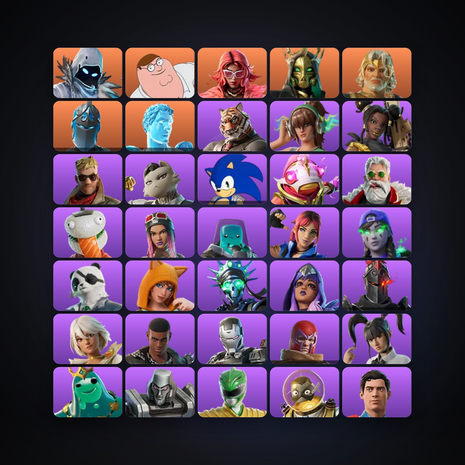 Frozen Raven — Peter Griffin — 220 skins — 1.8K V-Bucks — lvl 4100 — HabibiAccounts