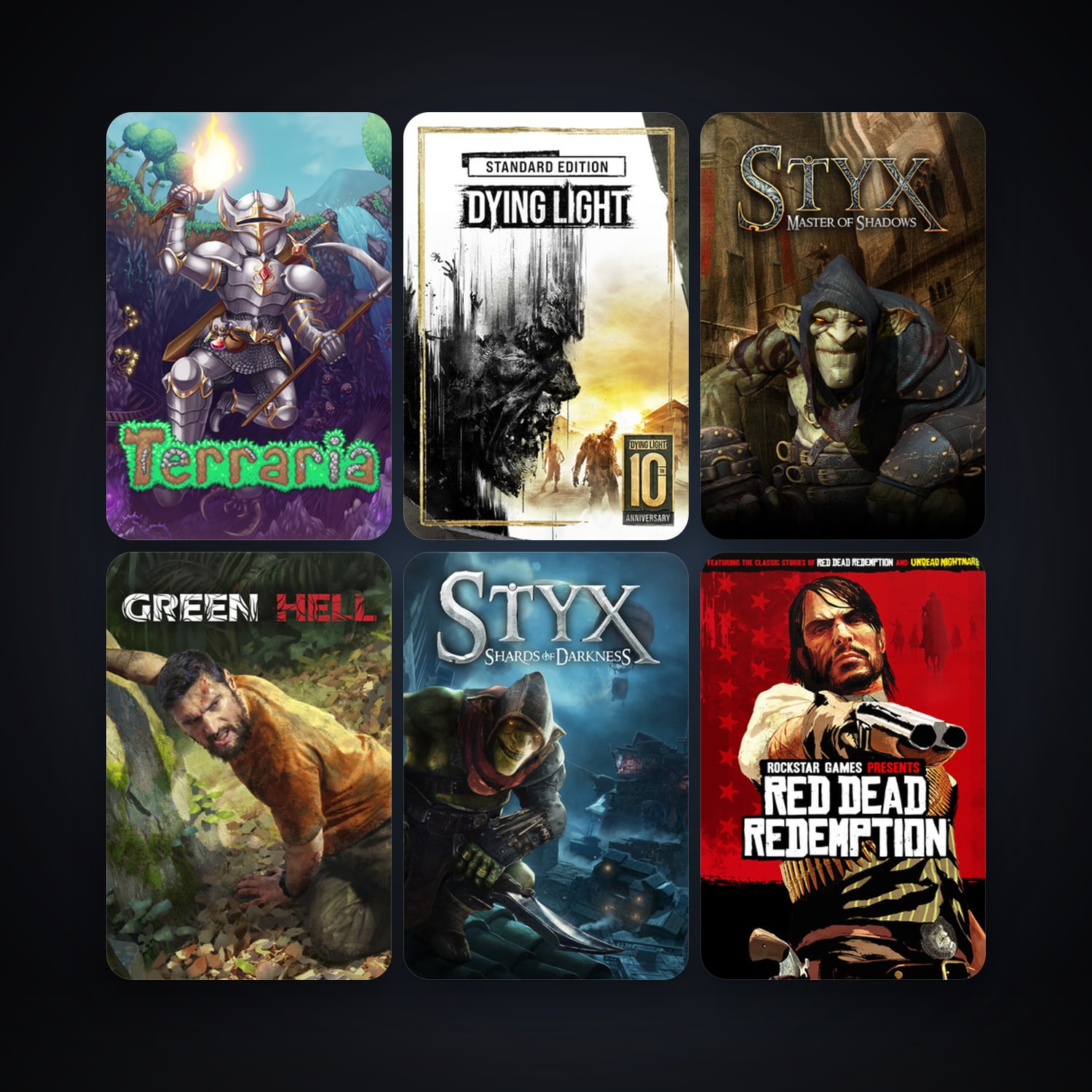Terraria + Dying Light, 7 games, clean — HabibiAccounts