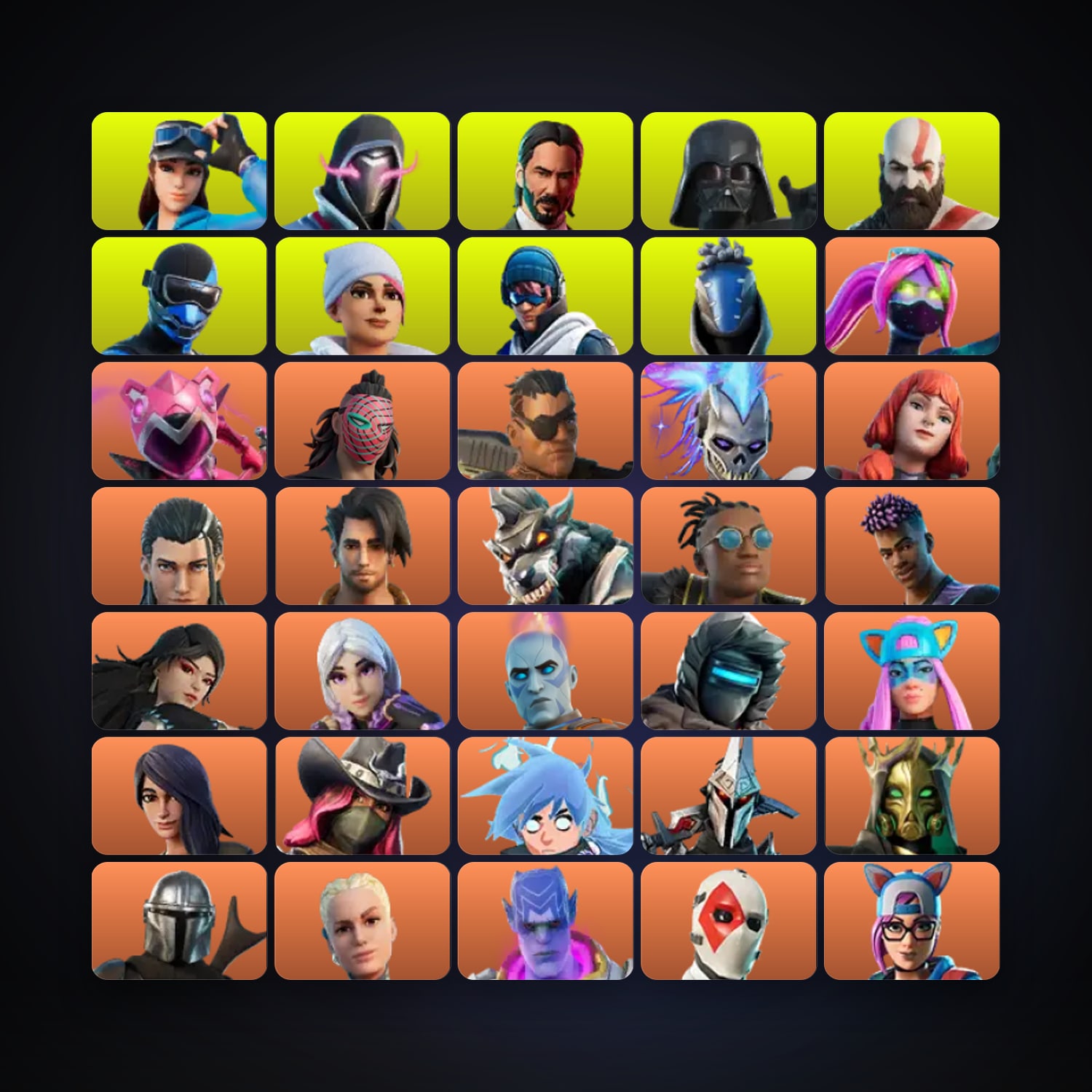 هالحساب فورتنايت، اللوكر مليان 334 سكن، 600 فيبوكس، لفل 6637، 2K فوز · 259544515 — HabibiAccounts