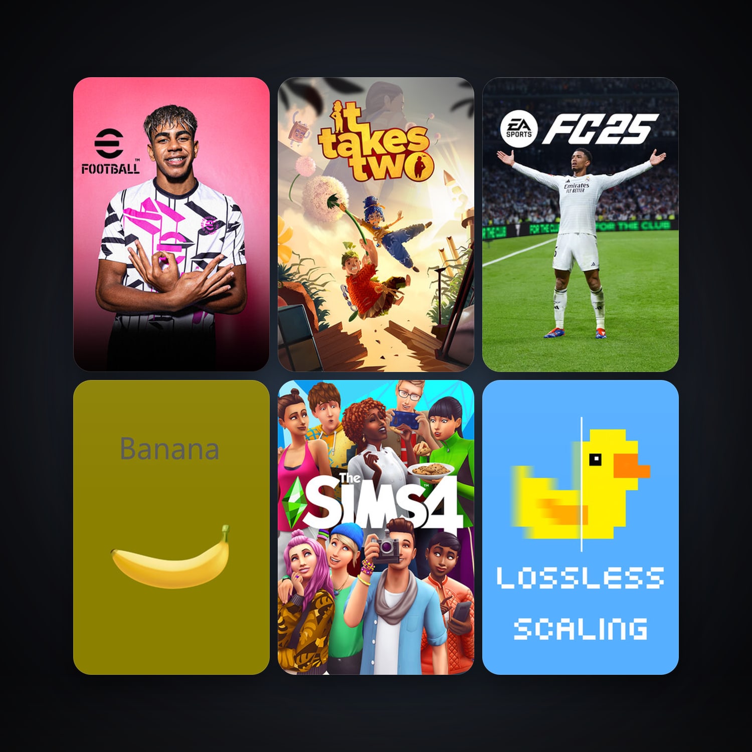 Lossless Scaling + The Sims 4, 12 games, clean — HabibiAccounts