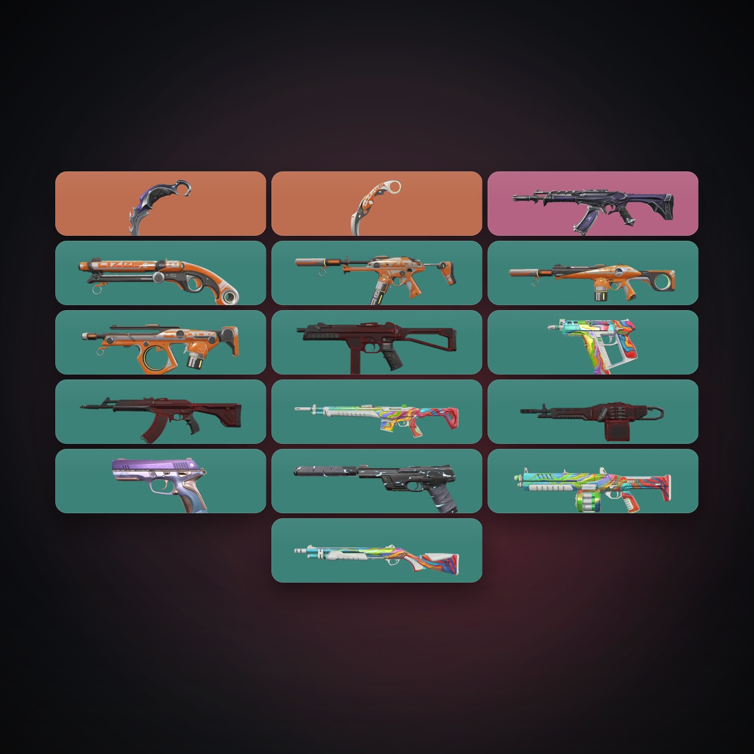 EU Silver 3 locker — 2 knives, 17 skins, lvl 105 — HabibiAccounts