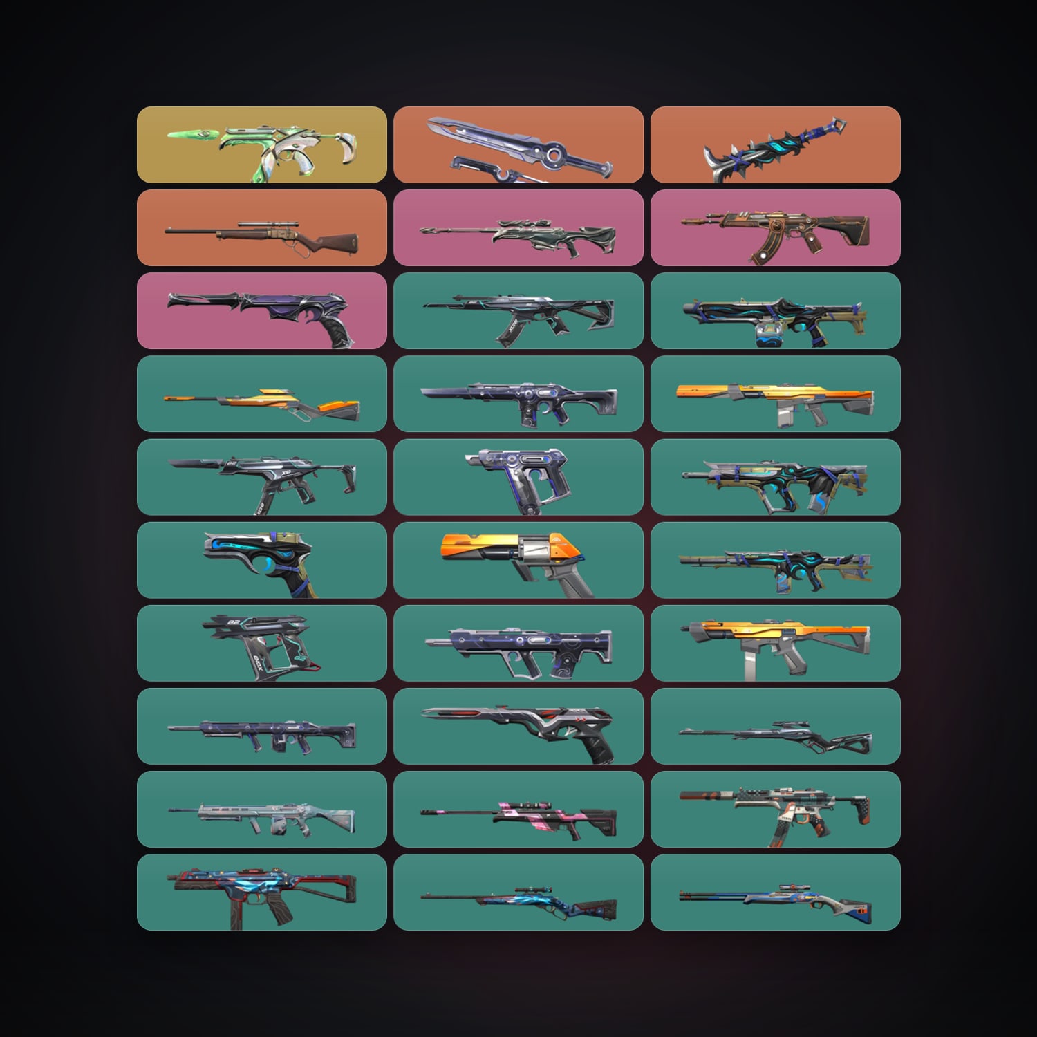LA Bronze 2 locker — 2 knives, 55 skins, lvl 110 — HabibiAccounts