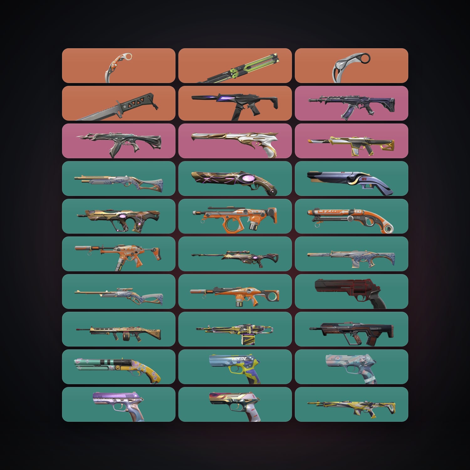 BR Bronze 3 locker — 4 knives, 56 skins, lvl 222 — HabibiAccounts