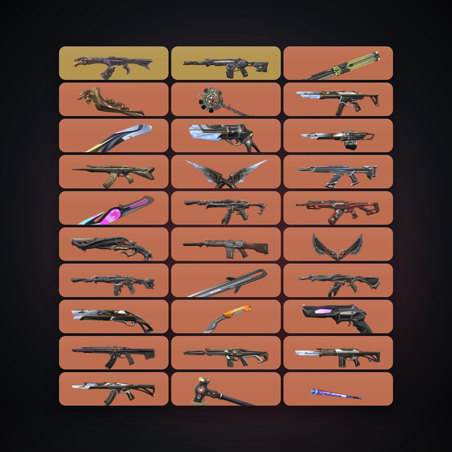 BR Plat 1 locker — 11 knives, 144 skins, lvl 213 — HabibiAccounts
