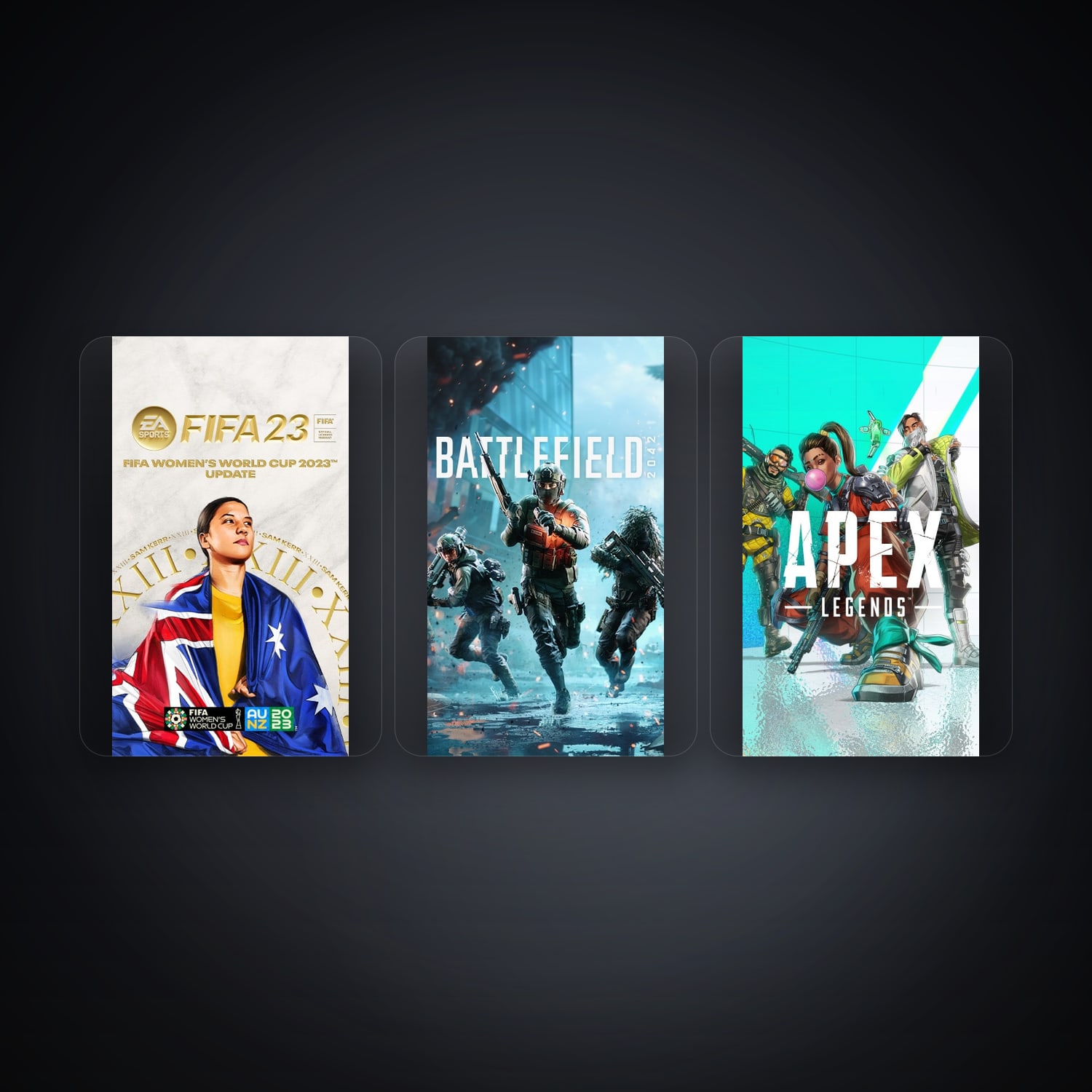 هالحساب إي إيه فيه FIFA 22 وEA Sports FIFA 23، GB، 4 ألعاب — HabibiAccounts
