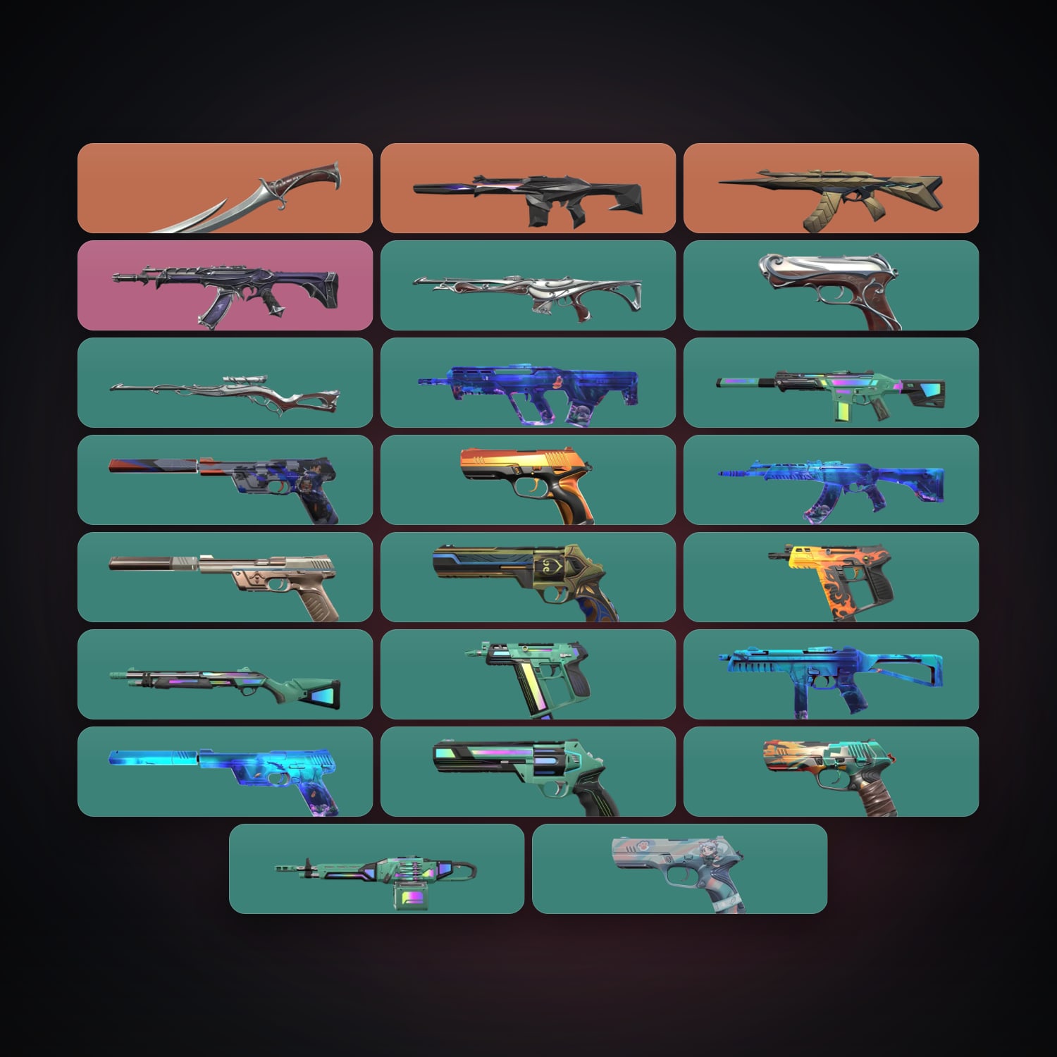 EU Plat 1 locker — 1 knives, 23 skins, lvl 137 — HabibiAccounts
