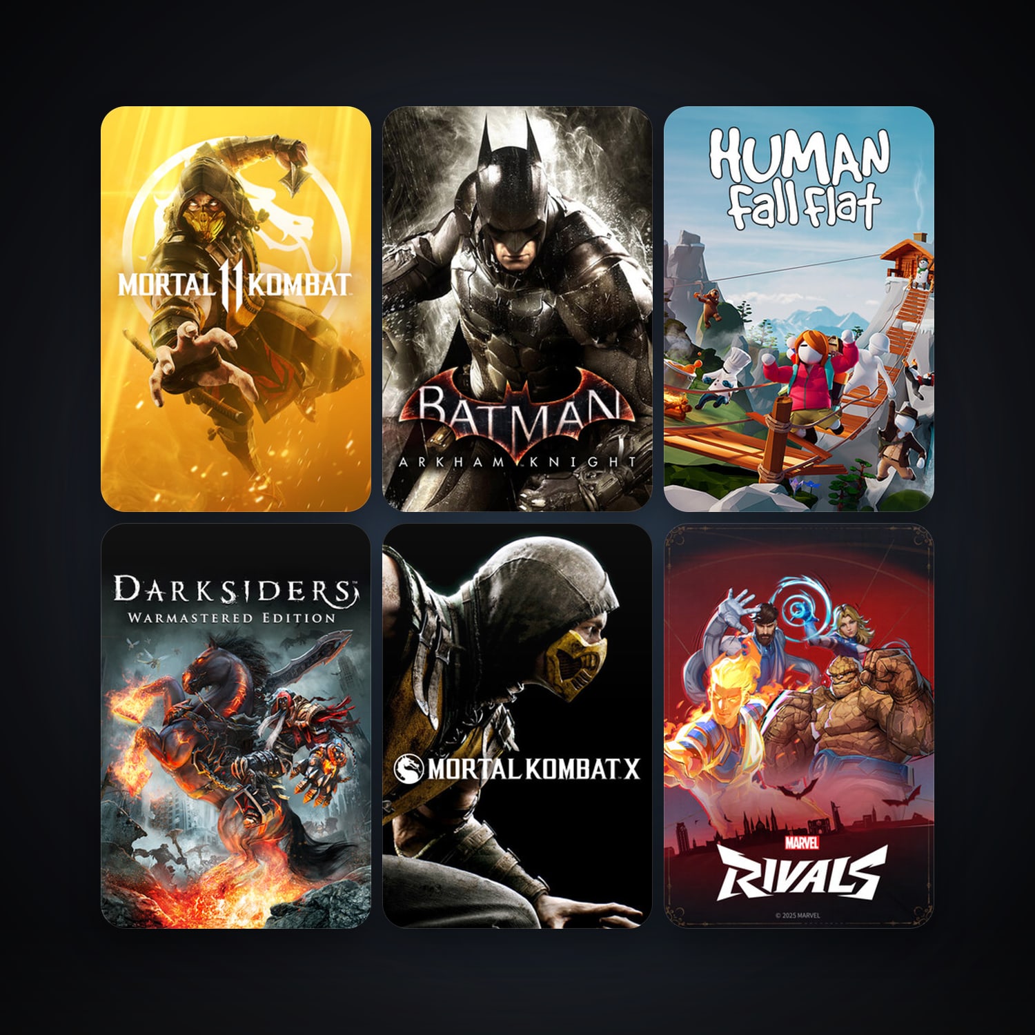 Borderlands 2 + Darksiders, 21 games, clean — HabibiAccounts